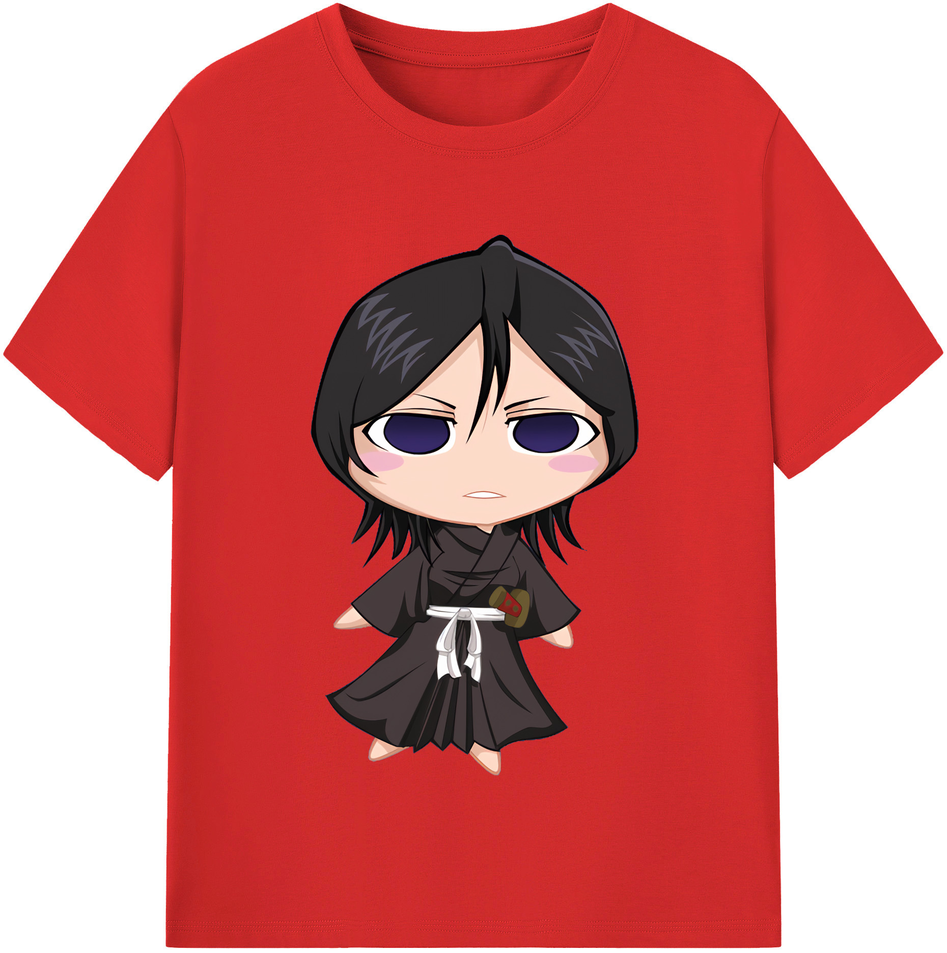 （画像用） ブリーチ 朽木ルキア BLEACH Kuchiki Rukia 綿100％半袖Tシャツ（フロントプリント）