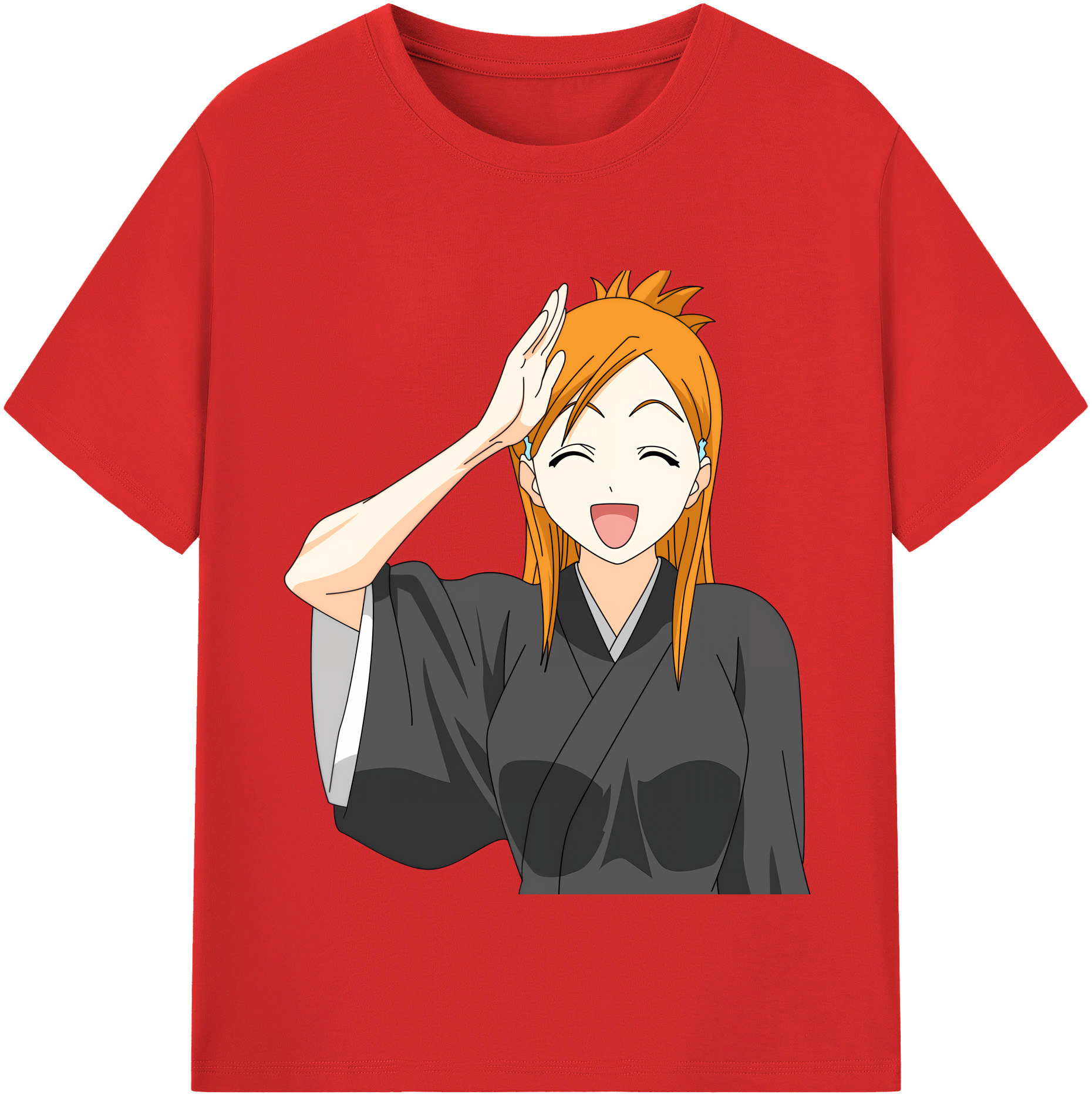 （画像用） ブリーチ 井上織姫（いのうえおりひめ） BLEACH Inoue Orihime 綿100％半袖Tシャツ（フロントプリント）