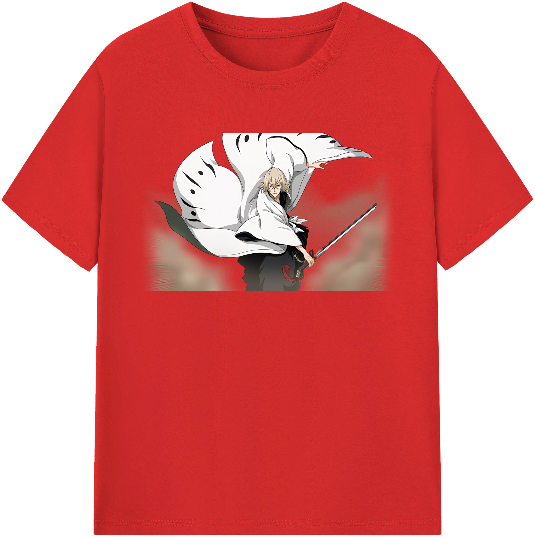 （画像用） "ブリーチ 浦原 喜助（うらはら きすけ） BLEACH Urahara Kisuke " 綿100％半袖Tシャツ（フロントプリント）