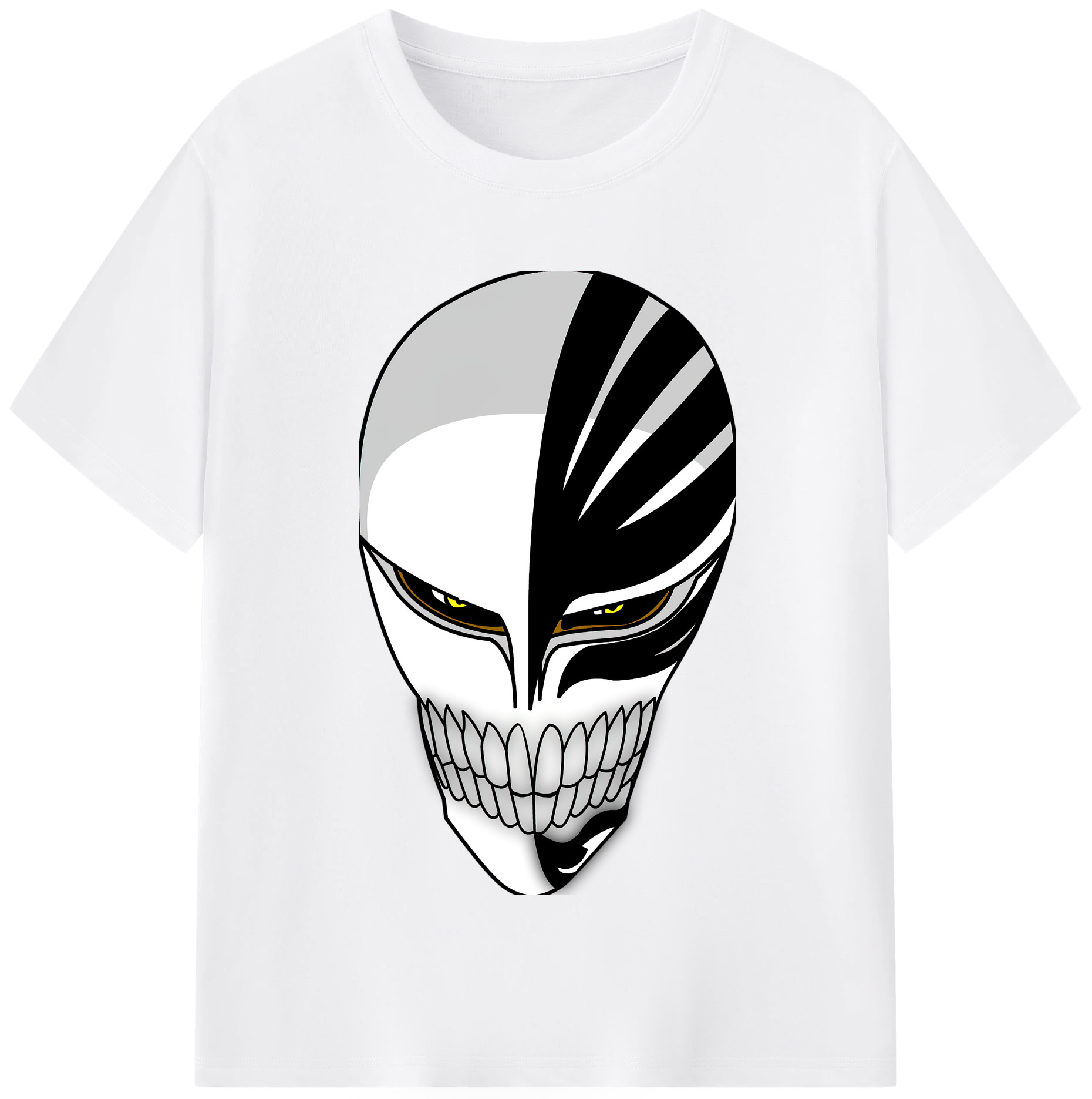 （画像用） ブリーチ 黒崎一護（くろさき いちご）BLEACH Kurosaki Ichigo 綿100％半袖Tシャツ（フロントプリント）