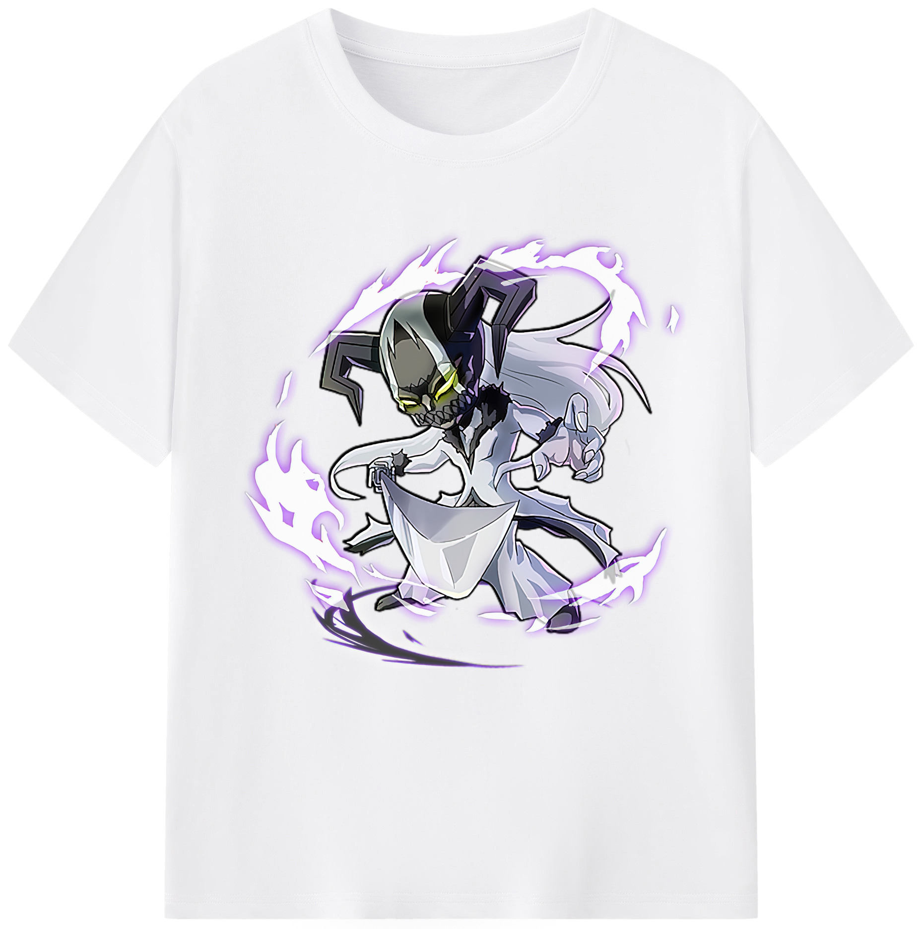 （画像用） ブリーチ 黒崎一護（くろさき いちご）BLEACH Kurosaki Ichigo 綿100％半袖Tシャツ（フロントプリント）