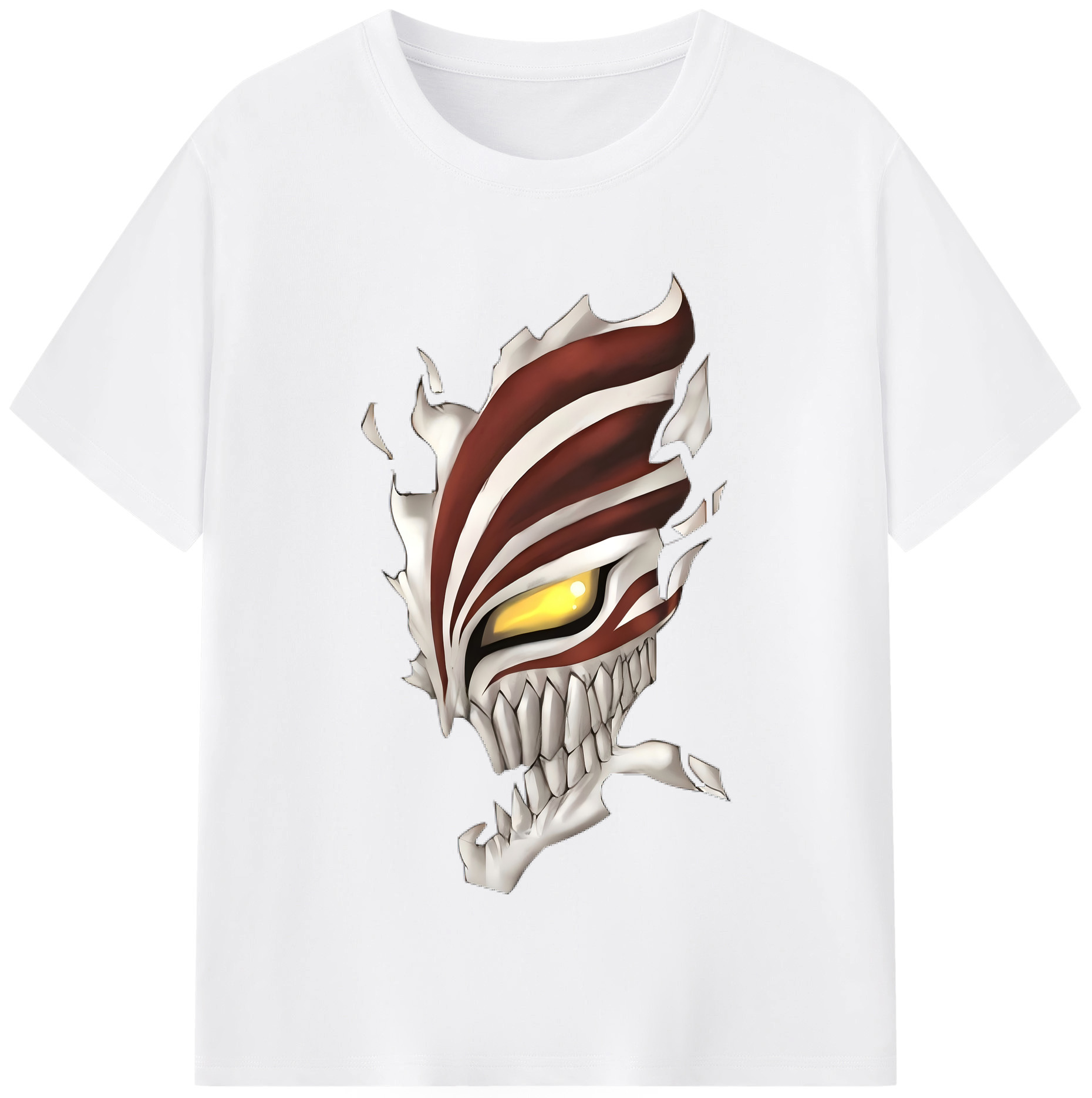 （画像用） ブリーチ 黒崎一護（くろさき いちご）BLEACH Kurosaki Ichigo 綿100％半袖Tシャツ（フロントプリント）