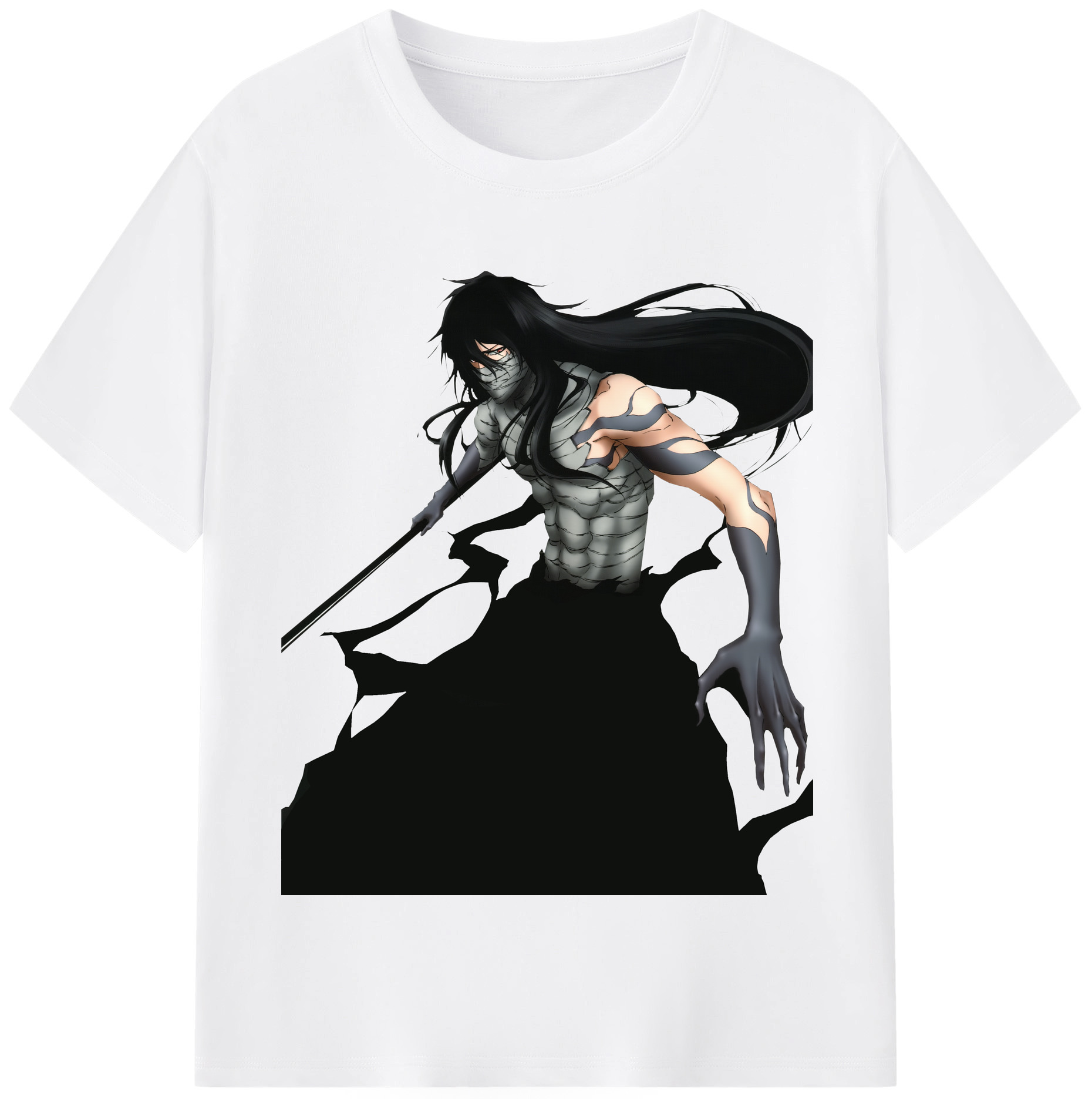（画像用） ブリーチ 黒崎一護（くろさき いちご）BLEACH Kurosaki Ichigo 綿100％半袖Tシャツ（フロントプリント）