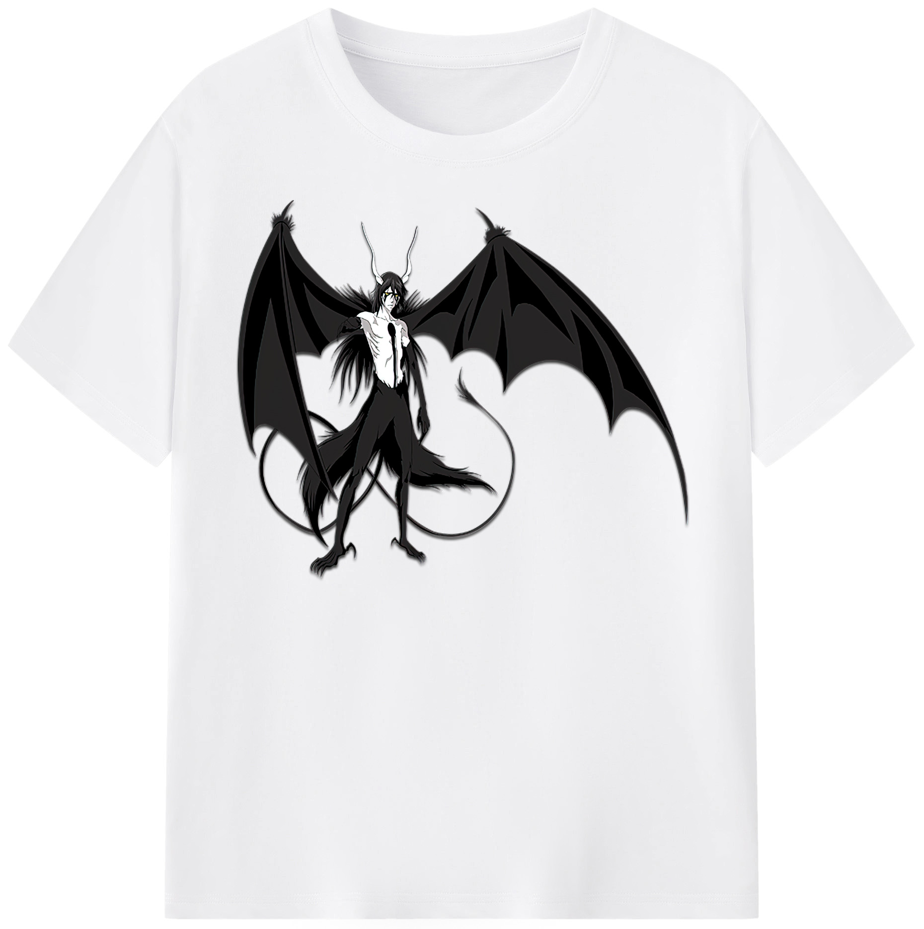 （画像用） ブリーチ ウルキオラ·シファー BLEACH Ulquiorra cifer 綿100％半袖Tシャツ（フロントプリント）