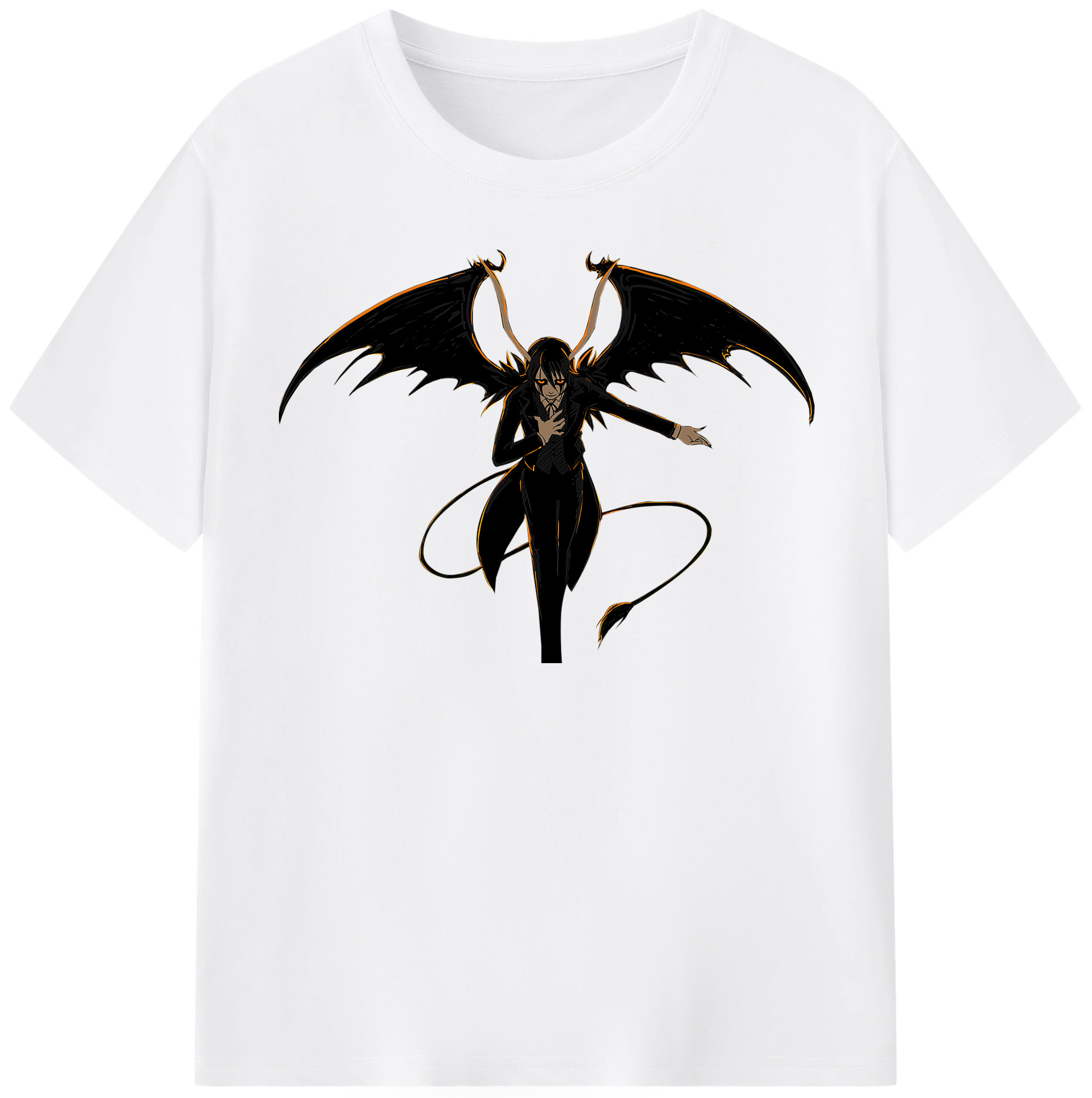 （画像用） ブリーチ ウルキオラ·シファー BLEACH Ulquiorra cifer 綿100％半袖Tシャツ（フロントプリント）