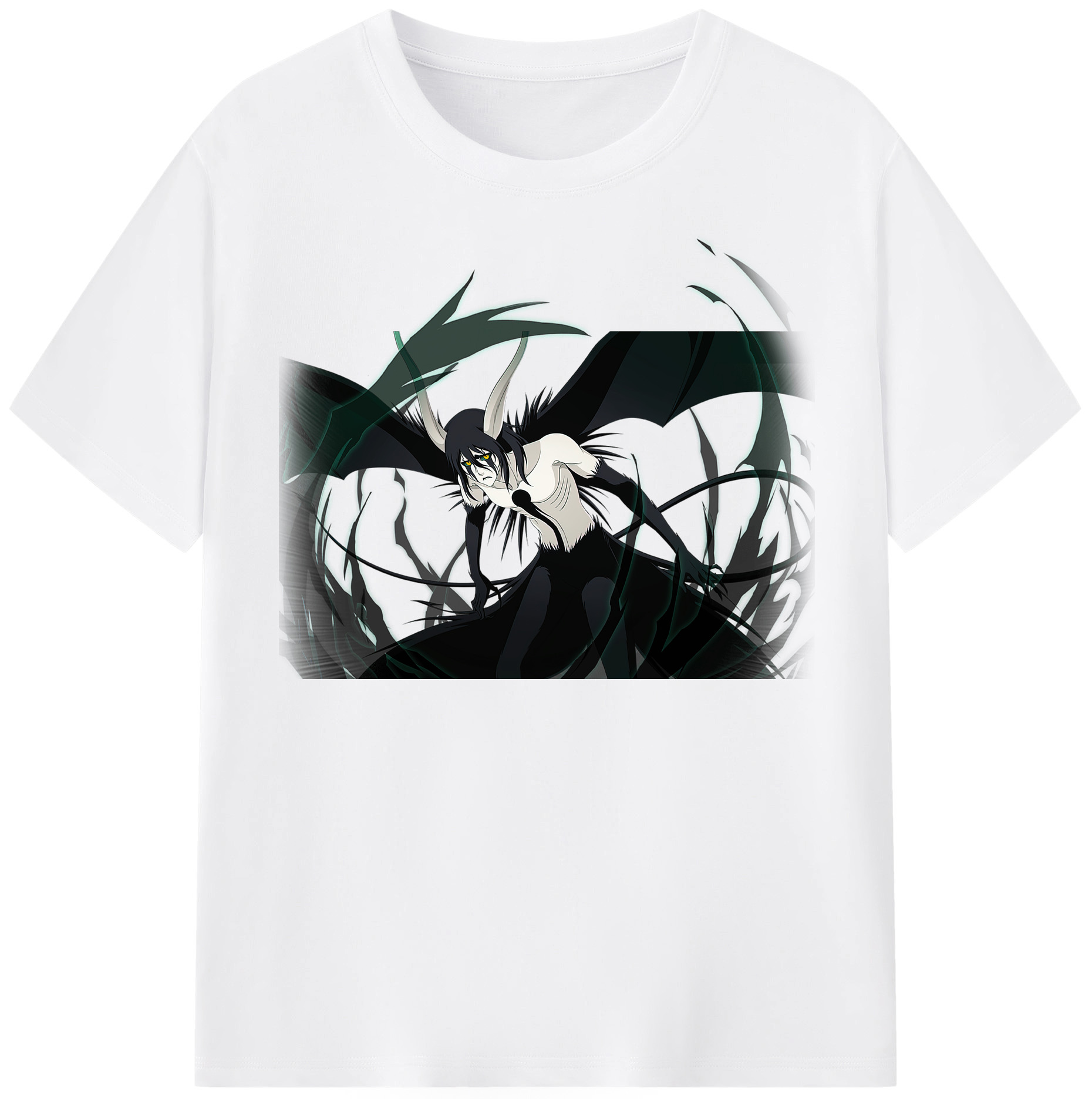 （画像用） ブリーチ ウルキオラ·シファー BLEACH Ulquiorra cifer 綿100％半袖Tシャツ（フロントプリント）
