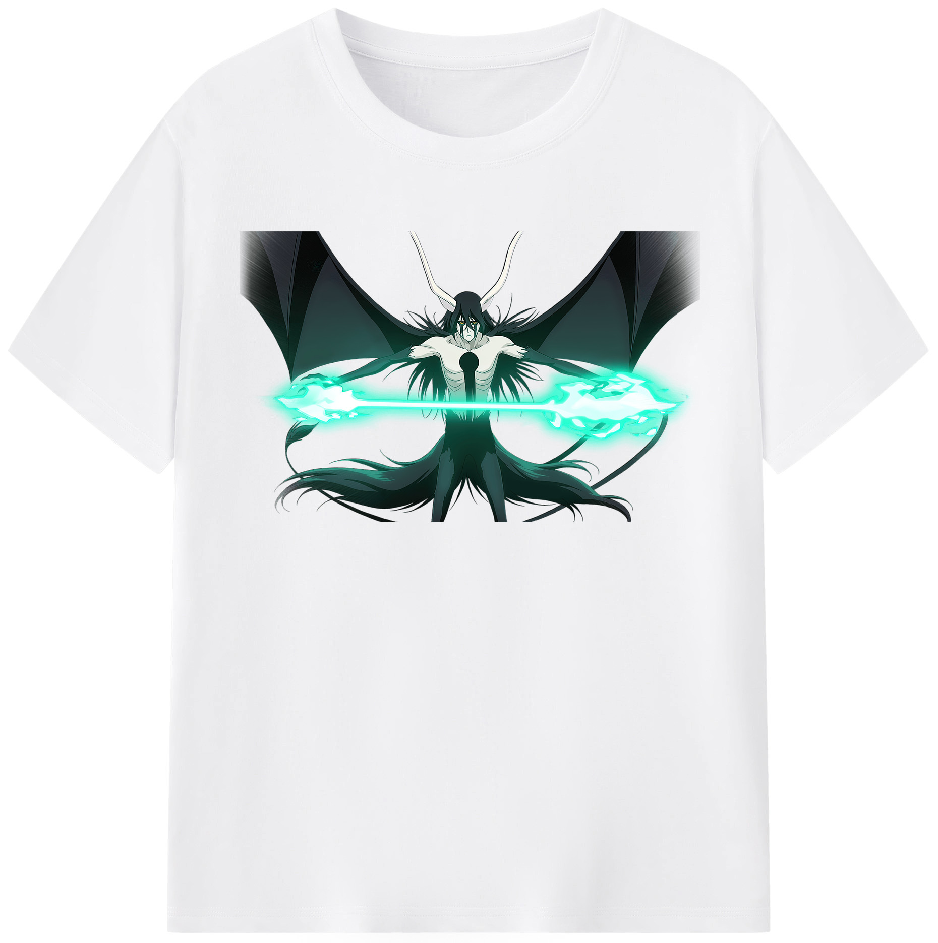 （画像用） ブリーチ ウルキオラ·シファー BLEACH Ulquiorra cifer 綿100％半袖Tシャツ（フロントプリント）