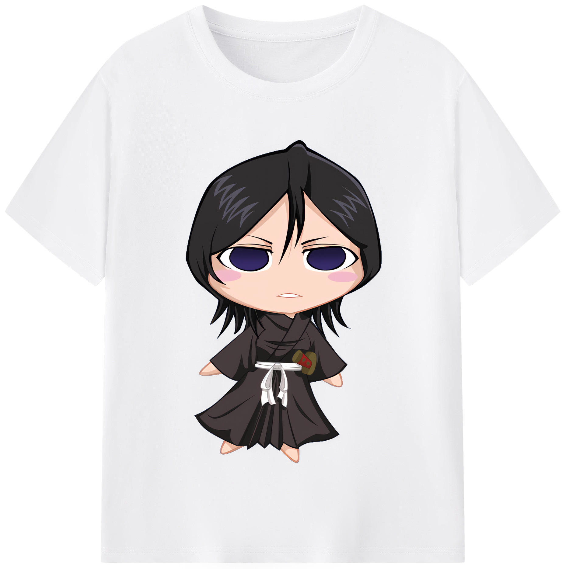 （画像用） ブリーチ 朽木ルキア BLEACH Kuchiki Rukia 綿100％半袖Tシャツ（フロントプリント）