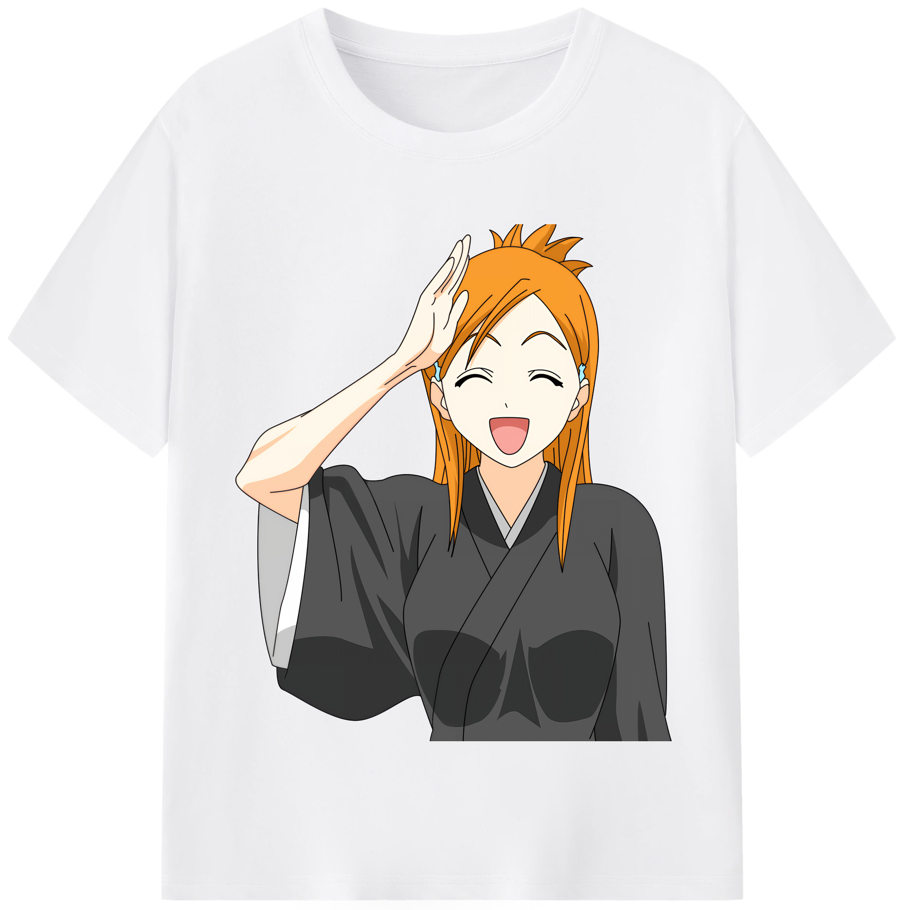 （画像用） ブリーチ 井上織姫（いのうえおりひめ） BLEACH Inoue Orihime 綿100％半袖Tシャツ（フロントプリント）