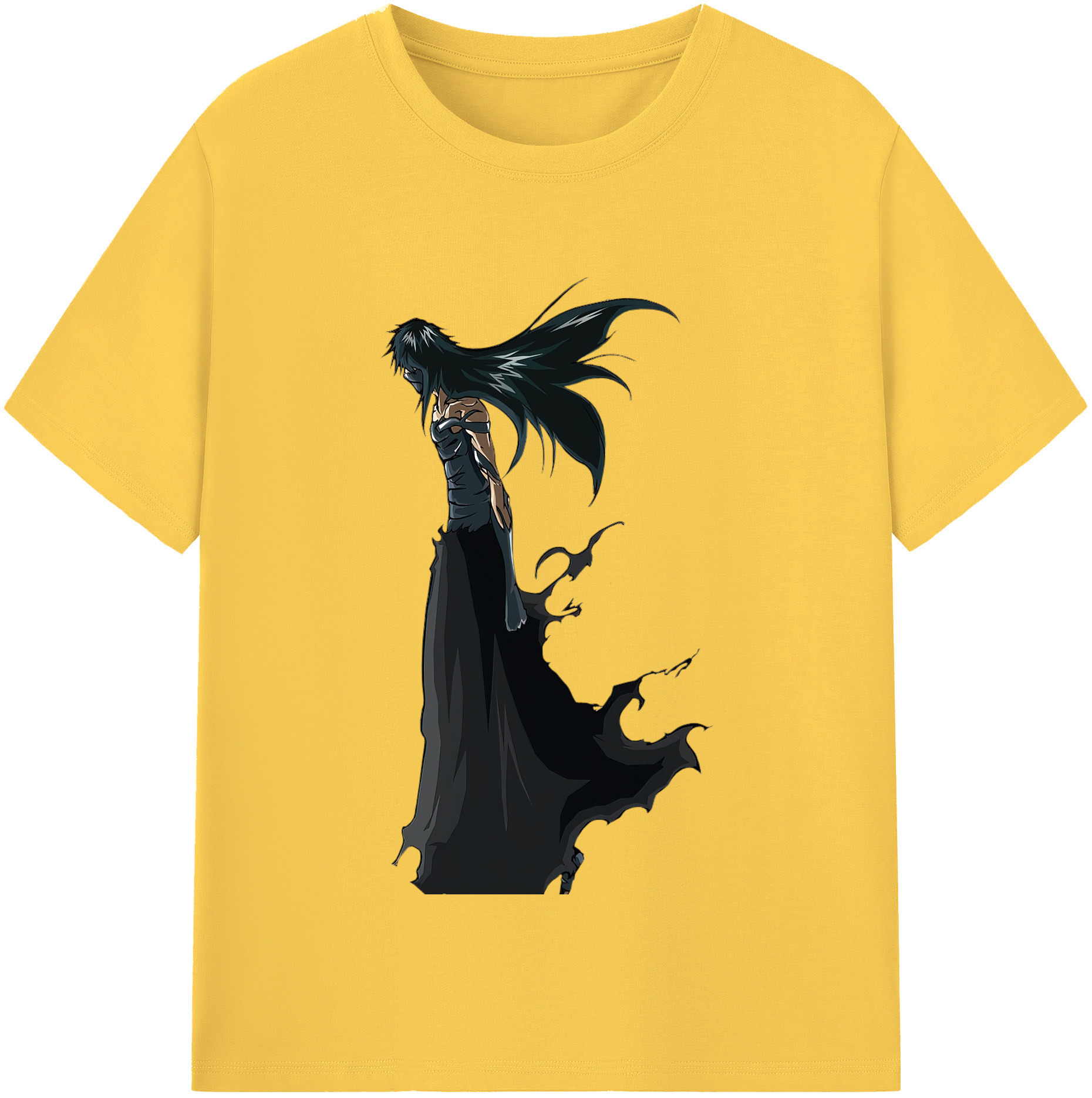 （画像用） ブリーチ 黒崎一護（くろさき いちご）BLEACH Kurosaki Ichigo 綿100％半袖Tシャツ（フロントプリント）