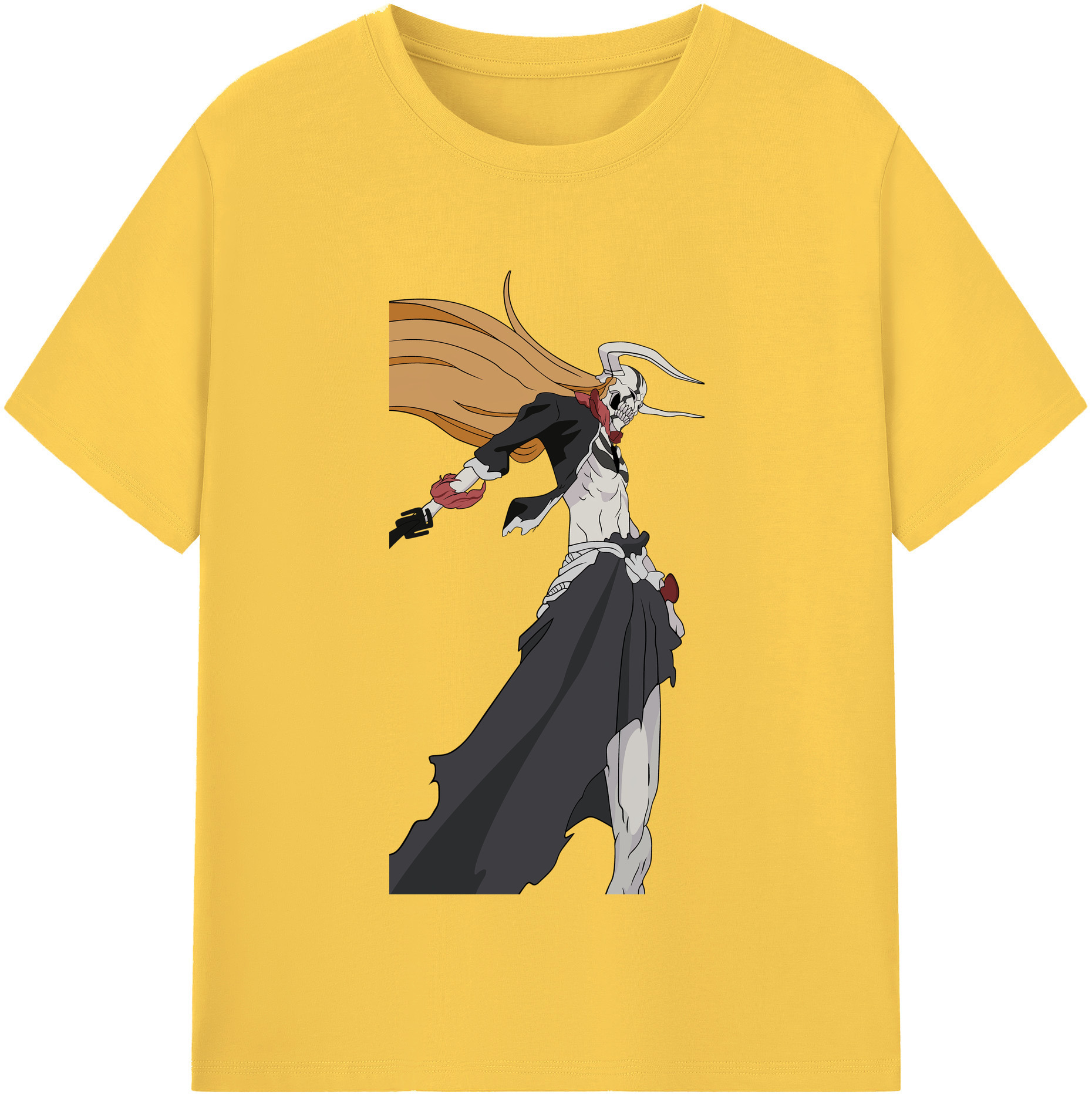 （画像用） ブリーチ 黒崎一護（くろさき いちご）BLEACH Kurosaki Ichigo 綿100％半袖Tシャツ（フロントプリント）