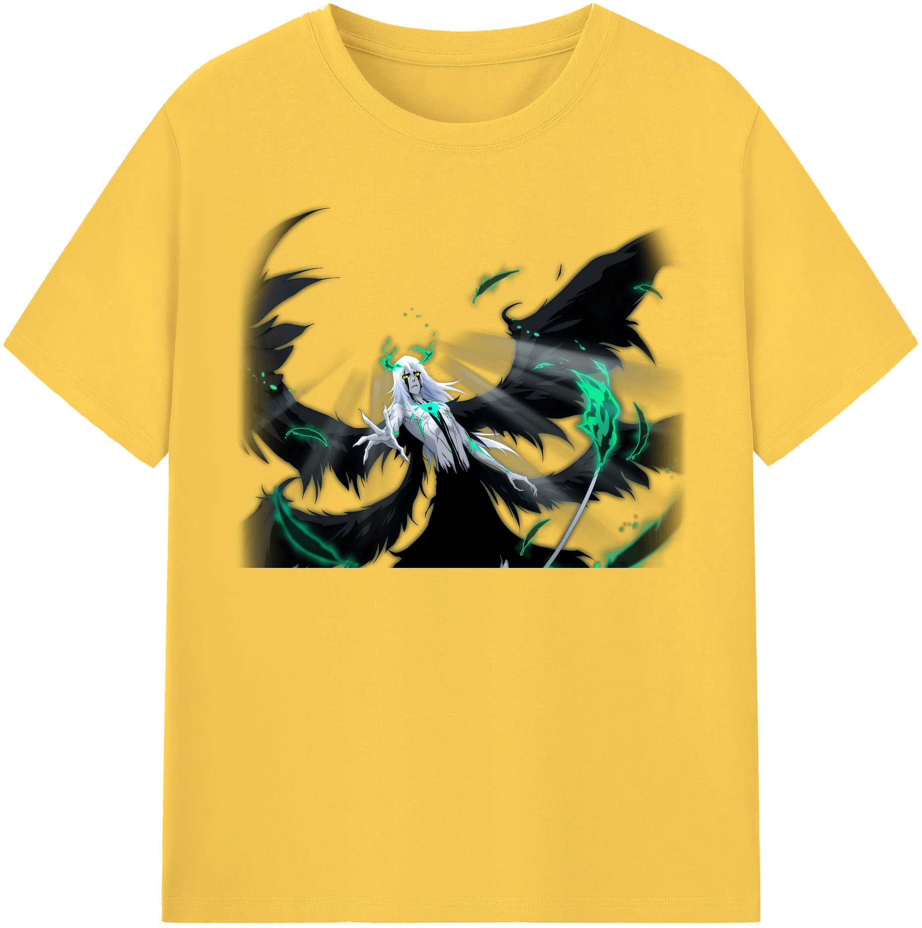 （画像用） ブリーチ ウルキオラ·シファー BLEACH Ulquiorra cifer 綿100％半袖Tシャツ（フロントプリント）