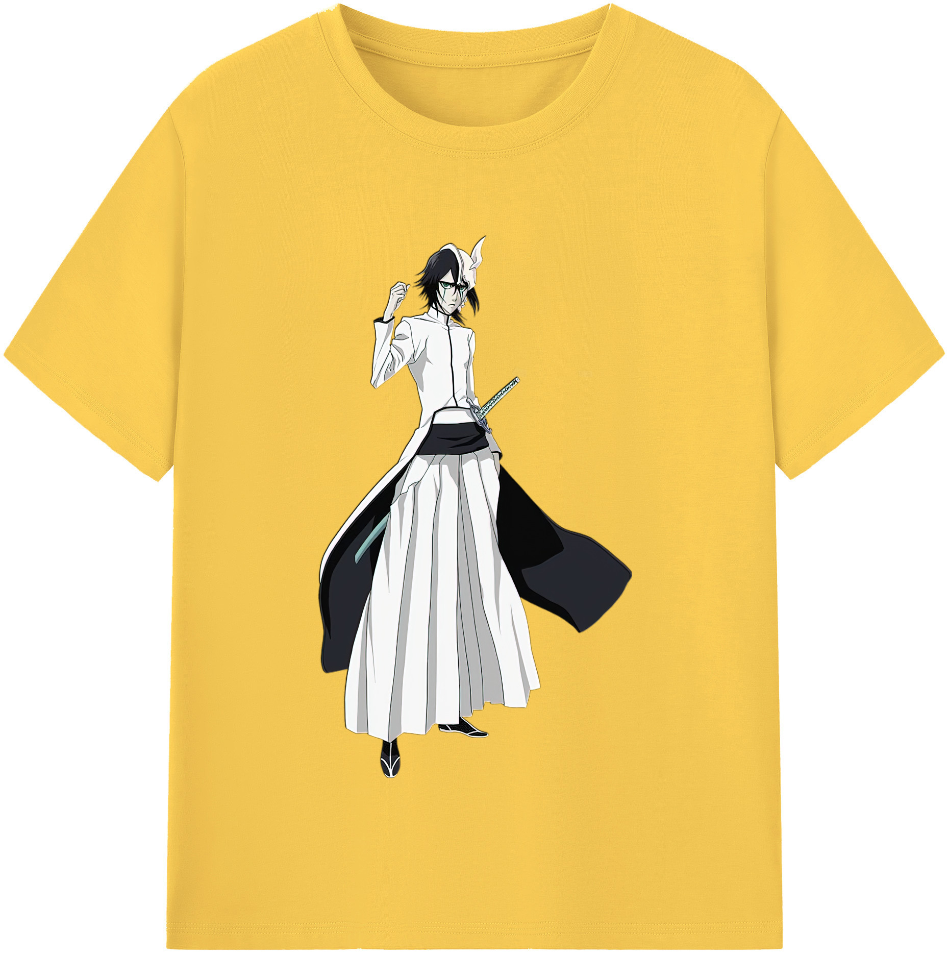 （画像用） ブリーチ ウルキオラ·シファー BLEACH Ulquiorra cifer 綿100％半袖Tシャツ（フロントプリント）