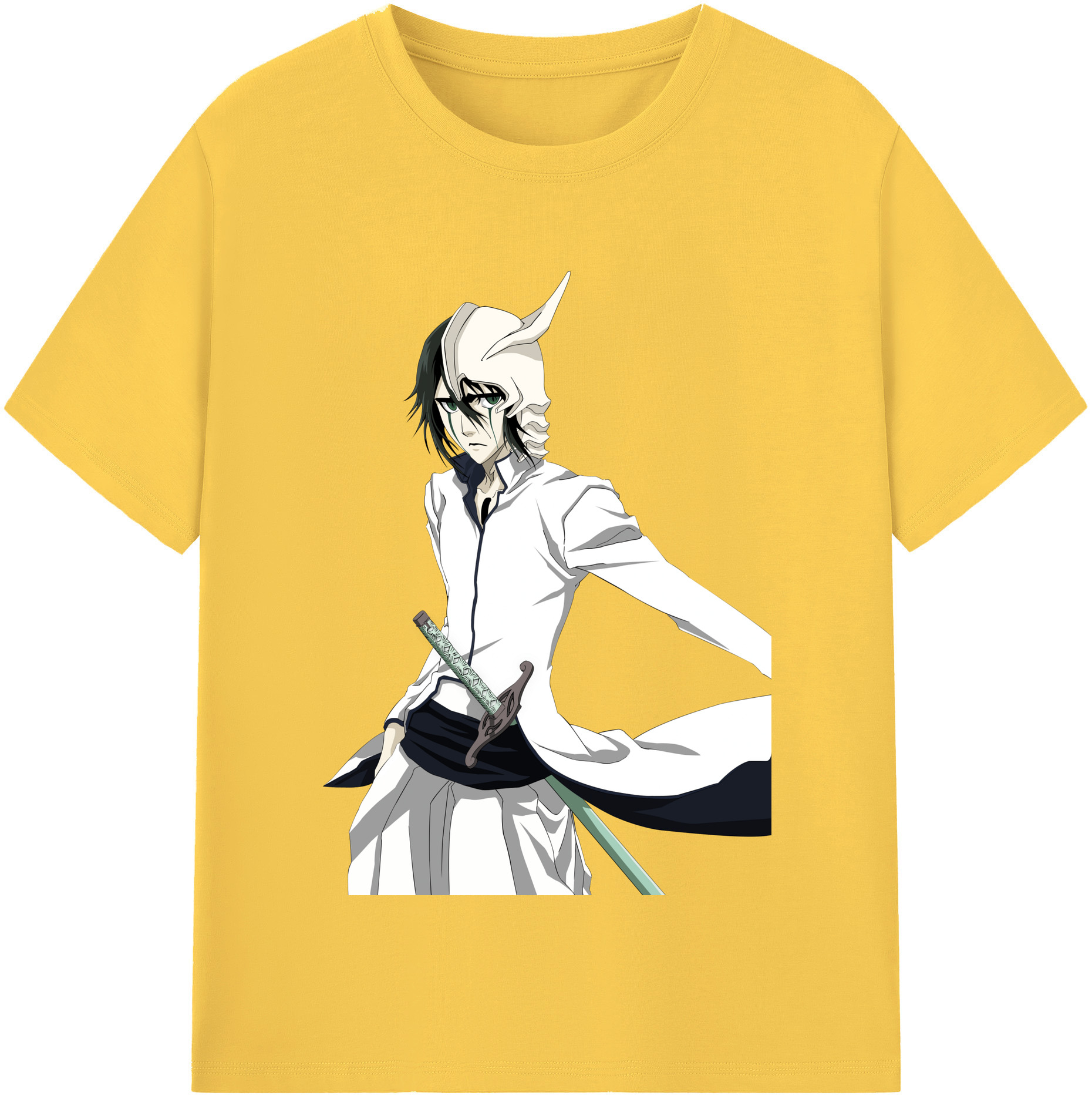 （画像用） ブリーチ ウルキオラ·シファー BLEACH Ulquiorra cifer 綿100％半袖Tシャツ（フロントプリント）