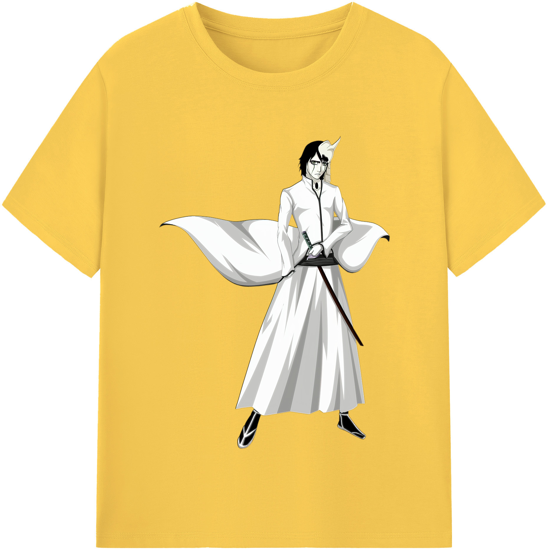 （画像用） ブリーチ ウルキオラ·シファー BLEACH Ulquiorra cifer 綿100％半袖Tシャツ（フロントプリント）