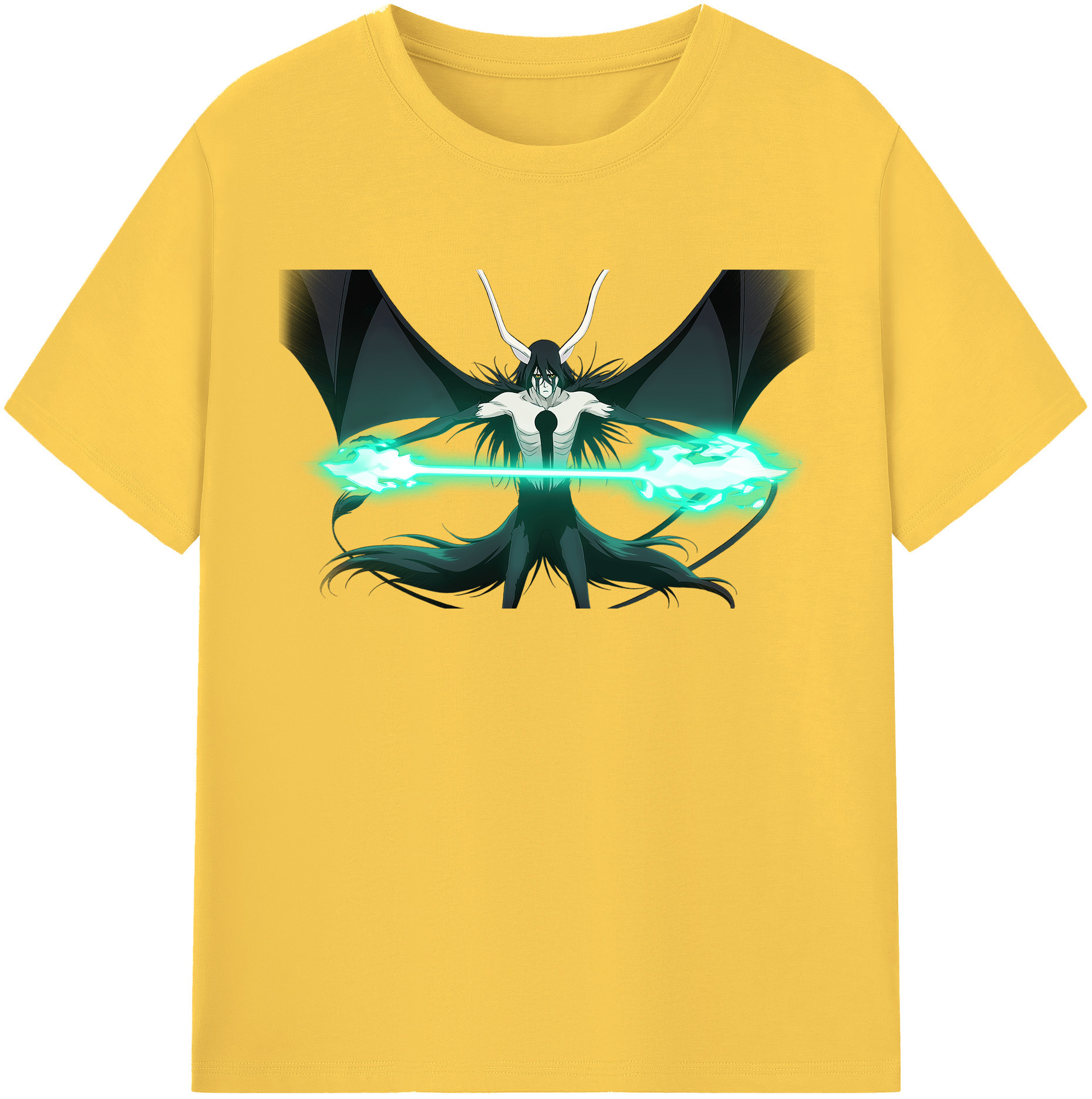（画像用） ブリーチ ウルキオラ·シファー BLEACH Ulquiorra cifer 綿100％半袖Tシャツ（フロントプリント）