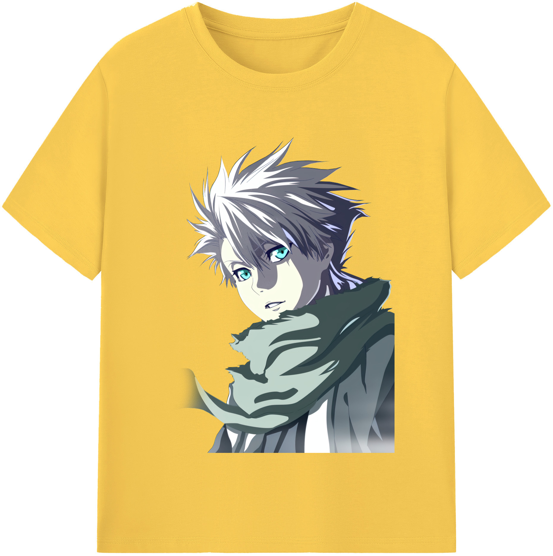 （画像用） ブリーチ 日番谷冬獅郎（ひつがや とうしろう） BLEACH Hitsugaya Toushirou 綿100％半袖Tシャツ（フロントプリント）