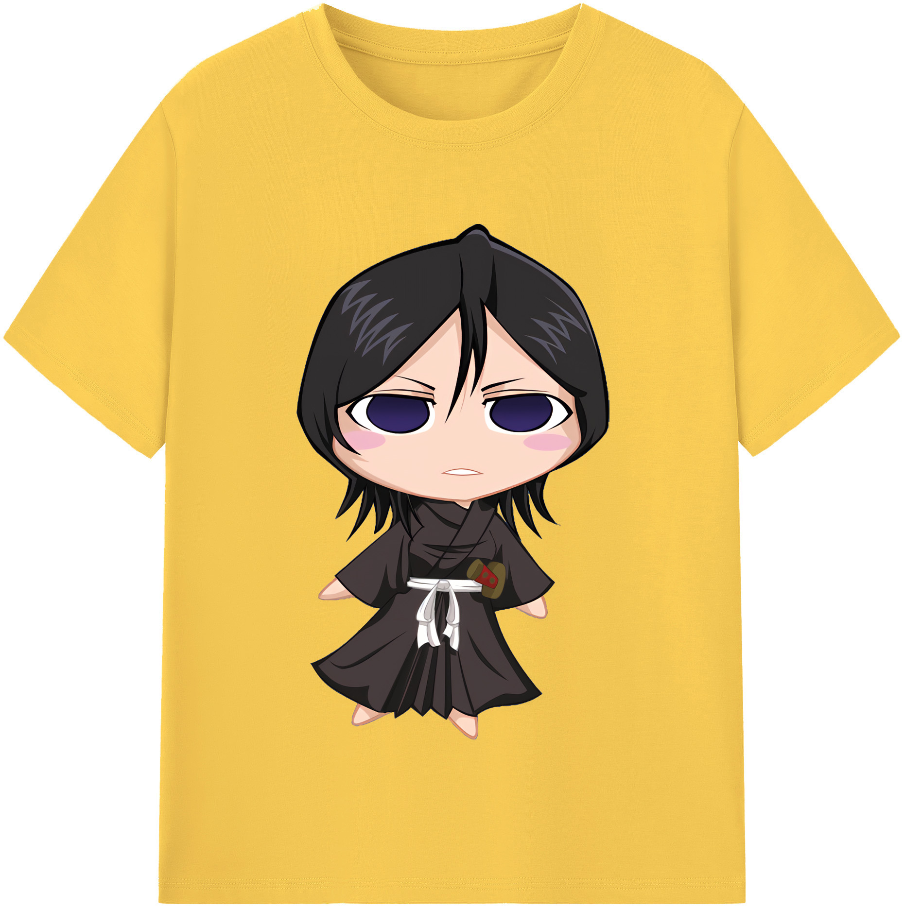 （画像用） ブリーチ 朽木ルキア BLEACH Kuchiki Rukia 綿100％半袖Tシャツ（フロントプリント）