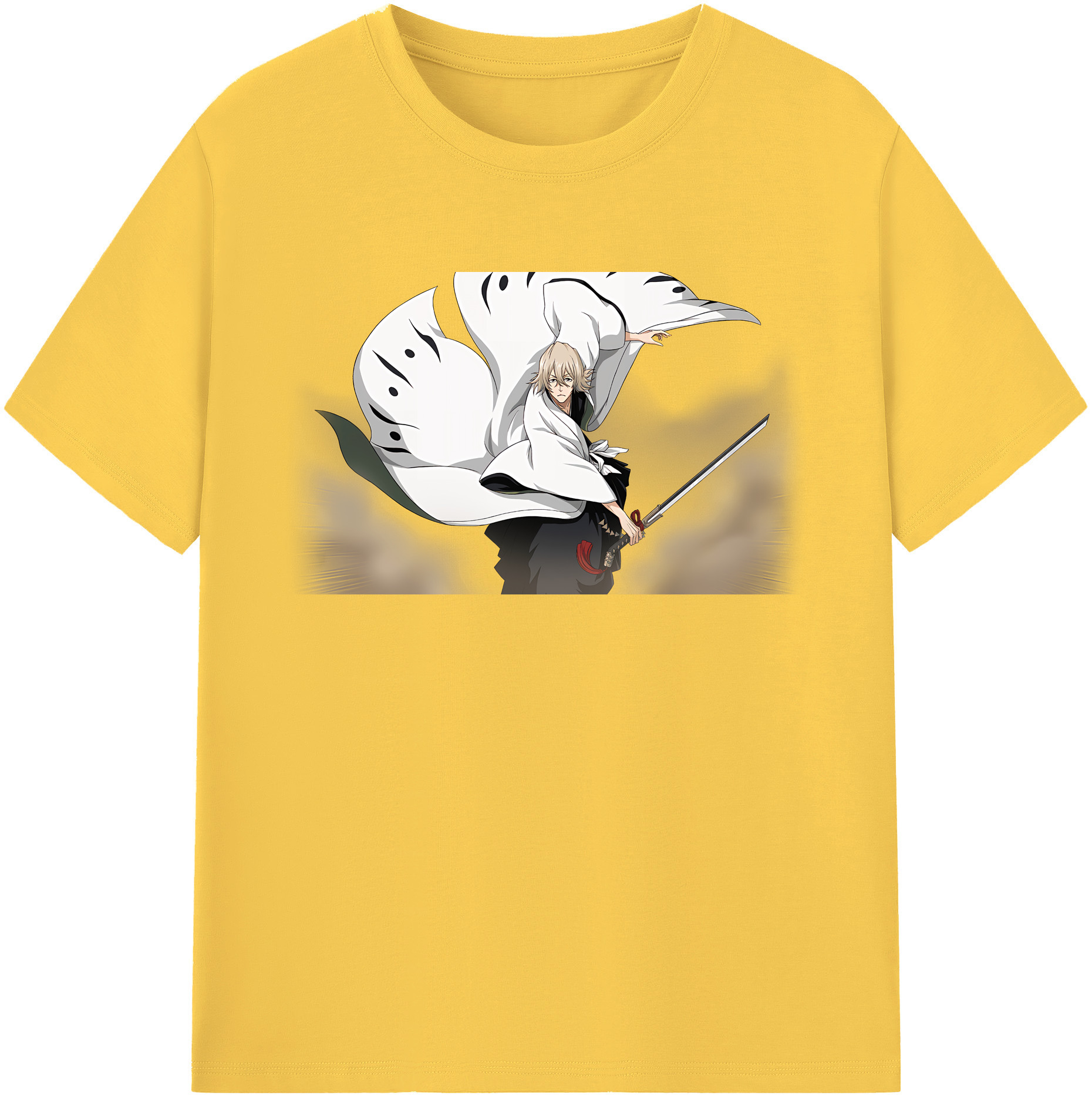 （画像用） "ブリーチ 浦原 喜助（うらはら きすけ） BLEACH Urahara Kisuke " 綿100％半袖Tシャツ（フロントプリント）