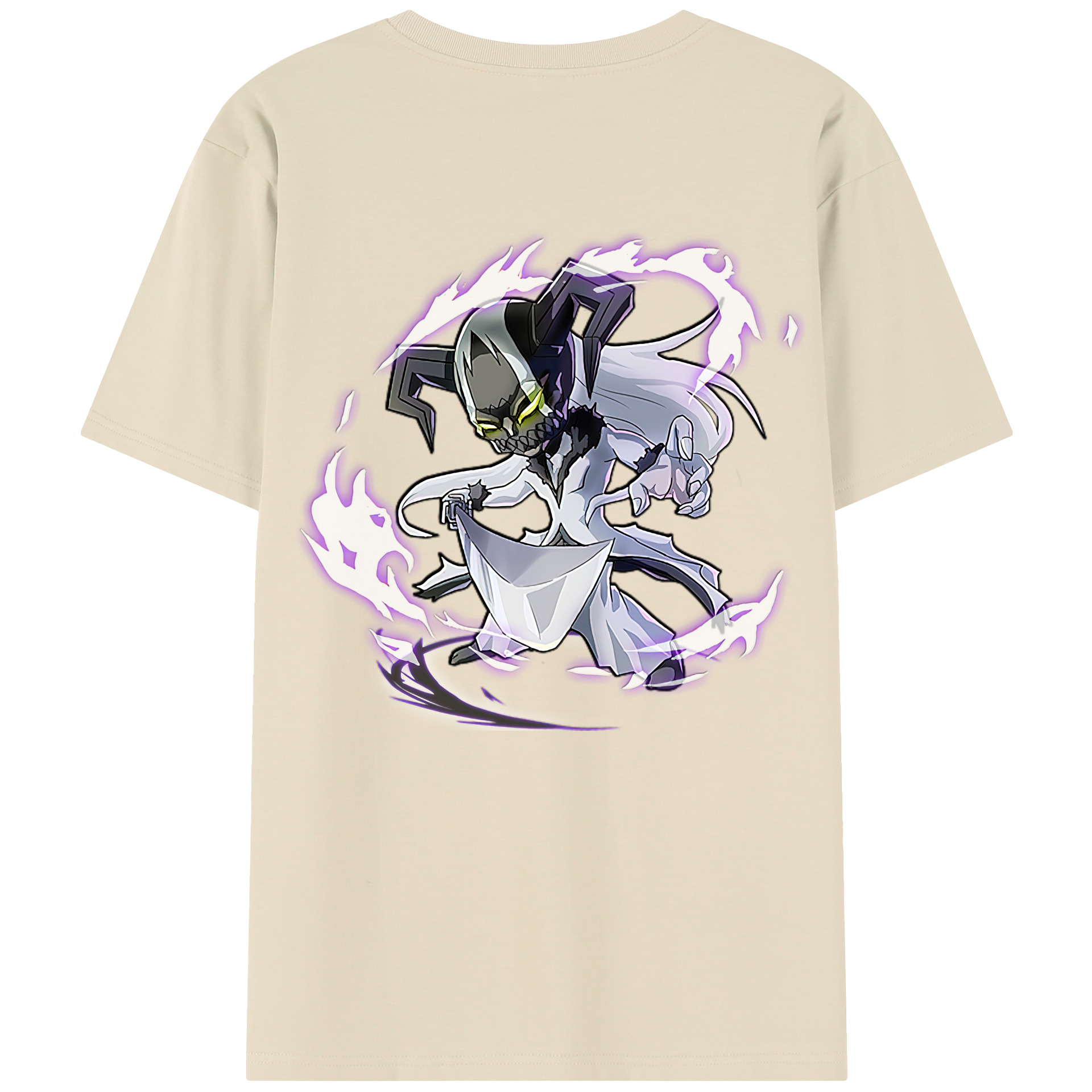 （画像用） ブリーチ 黒崎一護（くろさき いちご）BLEACH Kurosaki Ichigo 綿100％半袖Tシャツ（背面プリント）