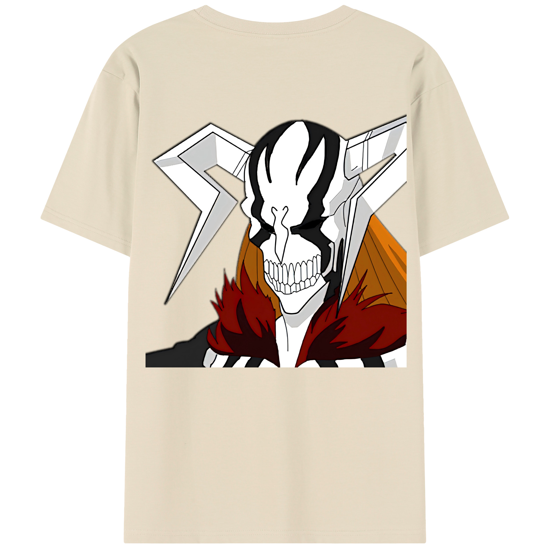 （画像用） ブリーチ 黒崎一護（くろさき いちご）BLEACH Kurosaki Ichigo 綿100％半袖Tシャツ（背面プリント）