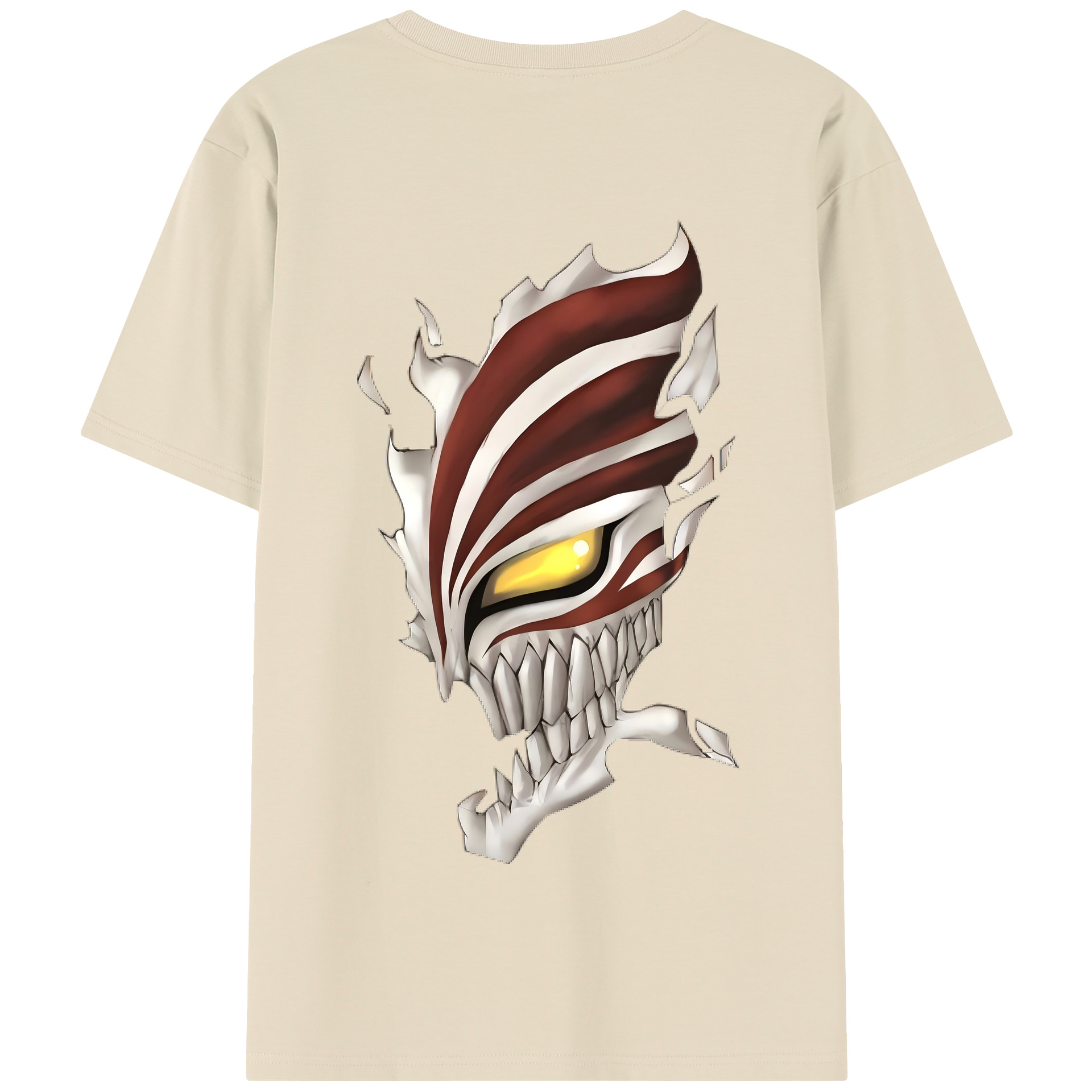 （画像用） ブリーチ 黒崎一護（くろさき いちご）BLEACH Kurosaki Ichigo 綿100％半袖Tシャツ（背面プリント）