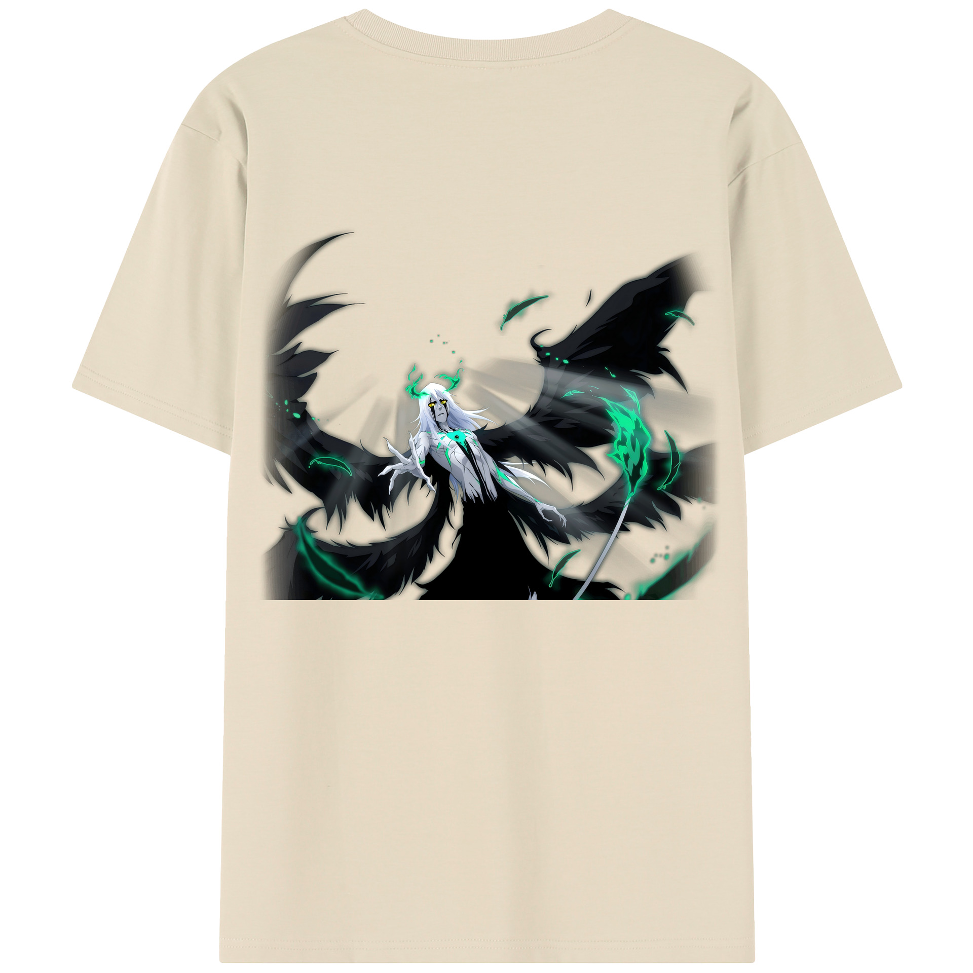 （画像用） ブリーチ ウルキオラ·シファー BLEACH Ulquiorra cifer 綿100％半袖Tシャツ（背面プリント）
