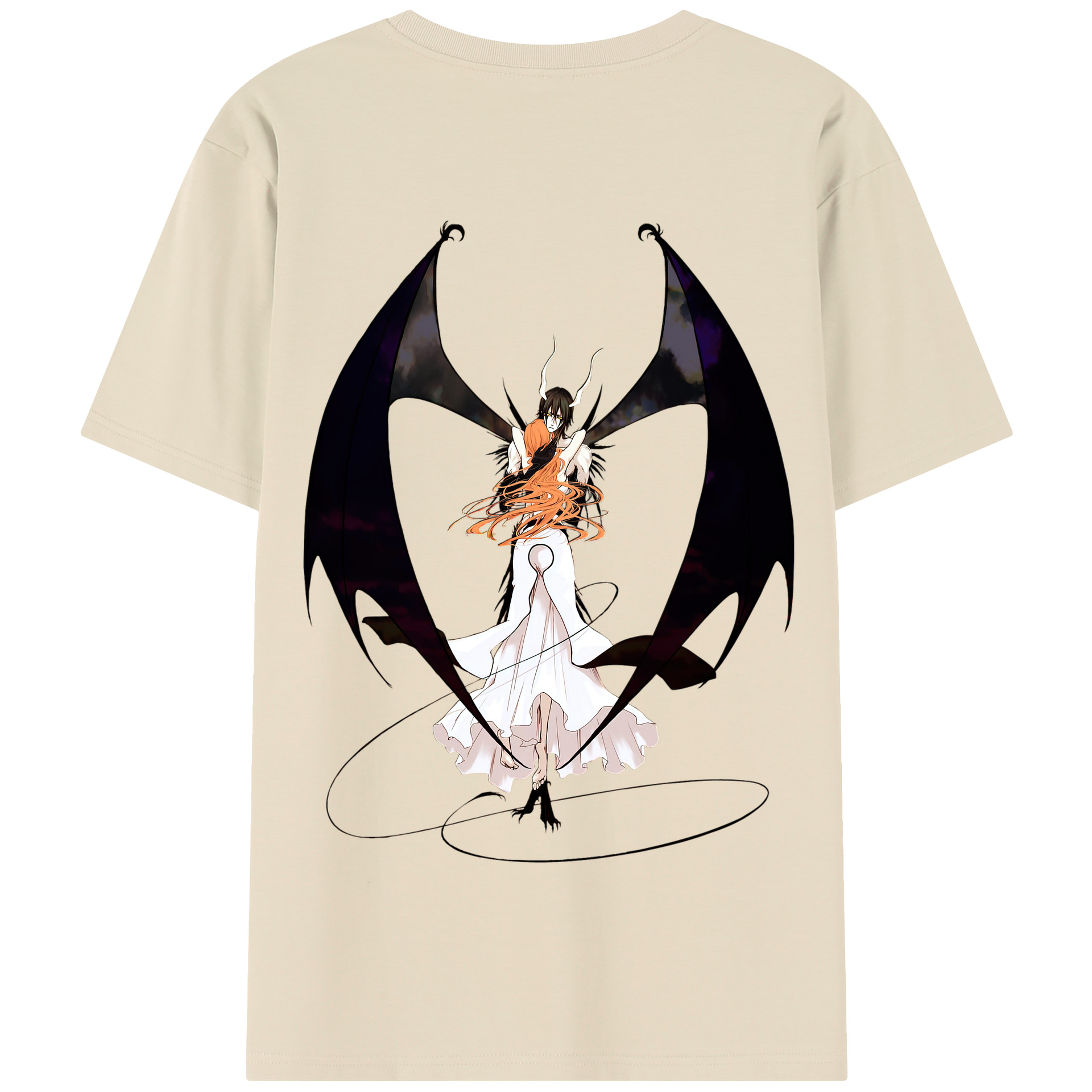 （画像用） ブリーチ ウルキオラ·シファー BLEACH Ulquiorra cifer 綿100％半袖Tシャツ（背面プリント）