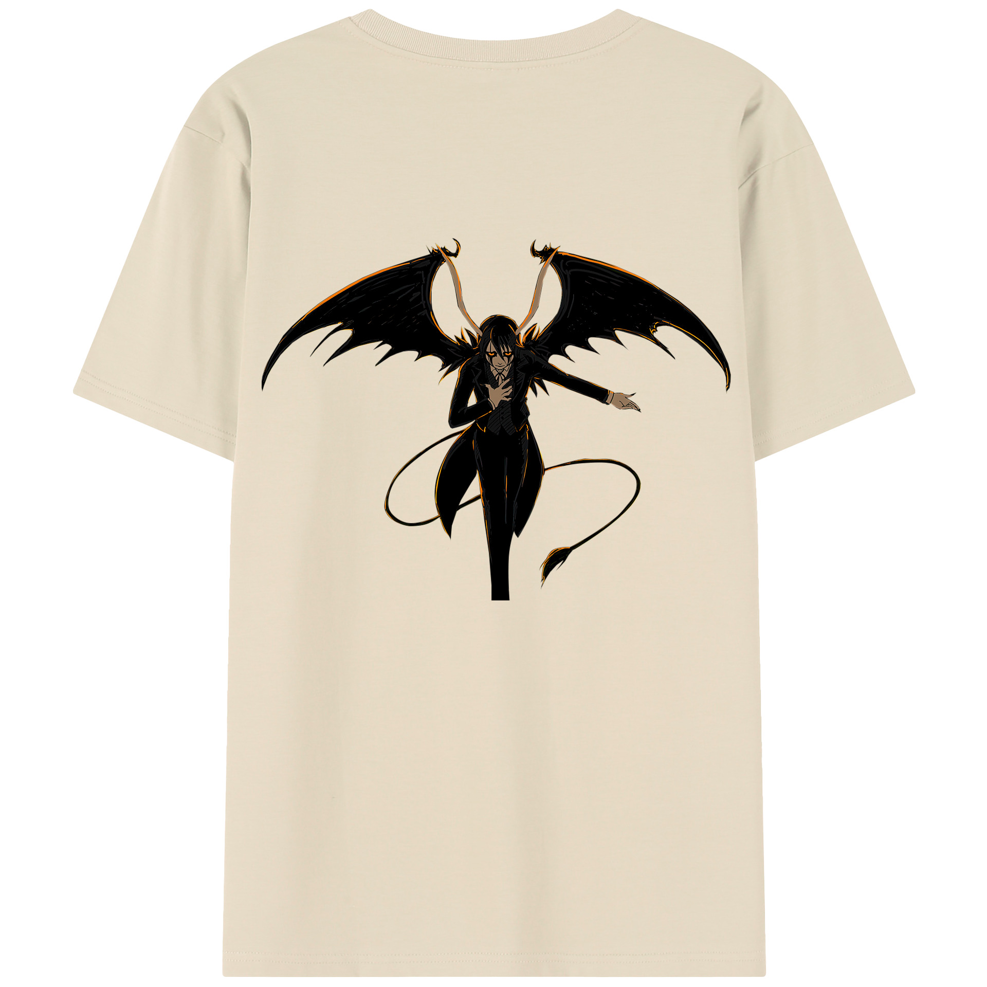（画像用） ブリーチ ウルキオラ·シファー BLEACH Ulquiorra cifer 綿100％半袖Tシャツ（背面プリント）