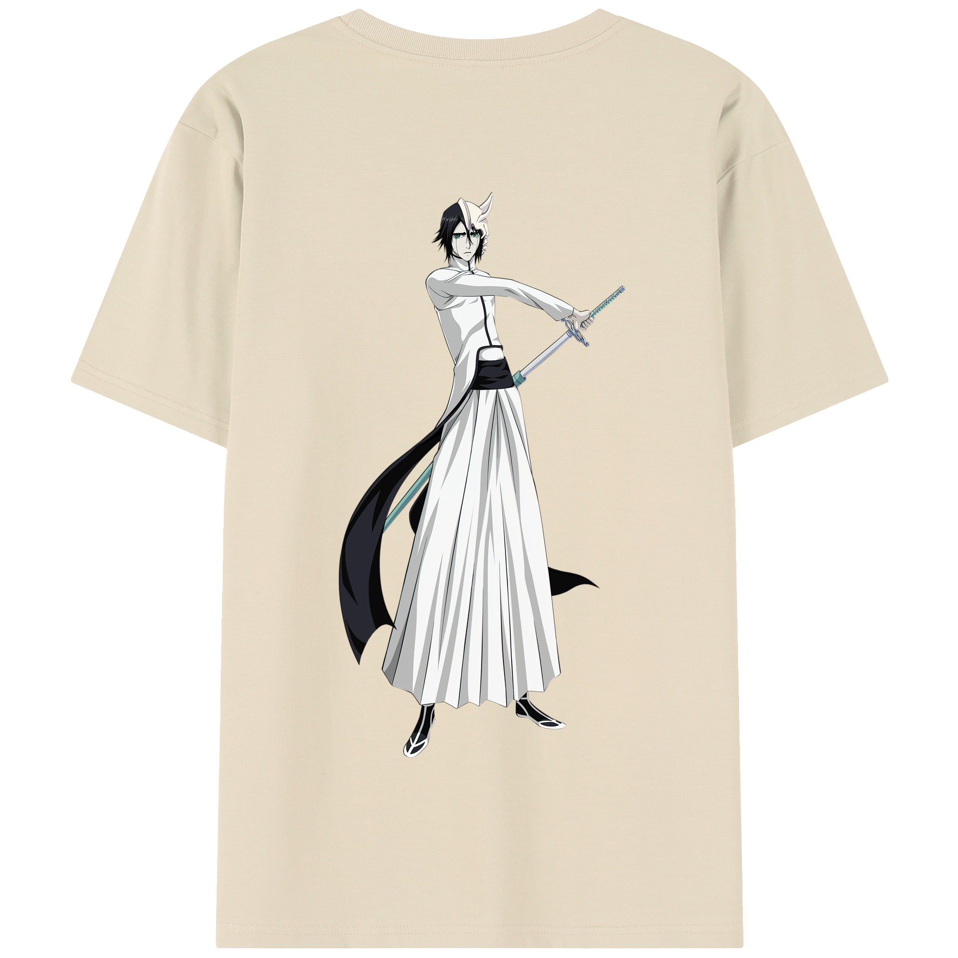 （画像用） ブリーチ ウルキオラ·シファー BLEACH Ulquiorra cifer 綿100％半袖Tシャツ（背面プリント）