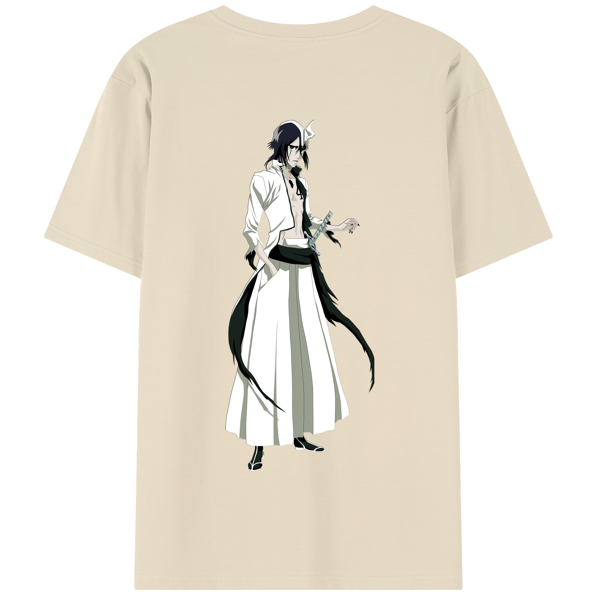 （画像用） ブリーチ ウルキオラ·シファー BLEACH Ulquiorra cifer 綿100％半袖Tシャツ（背面プリント）