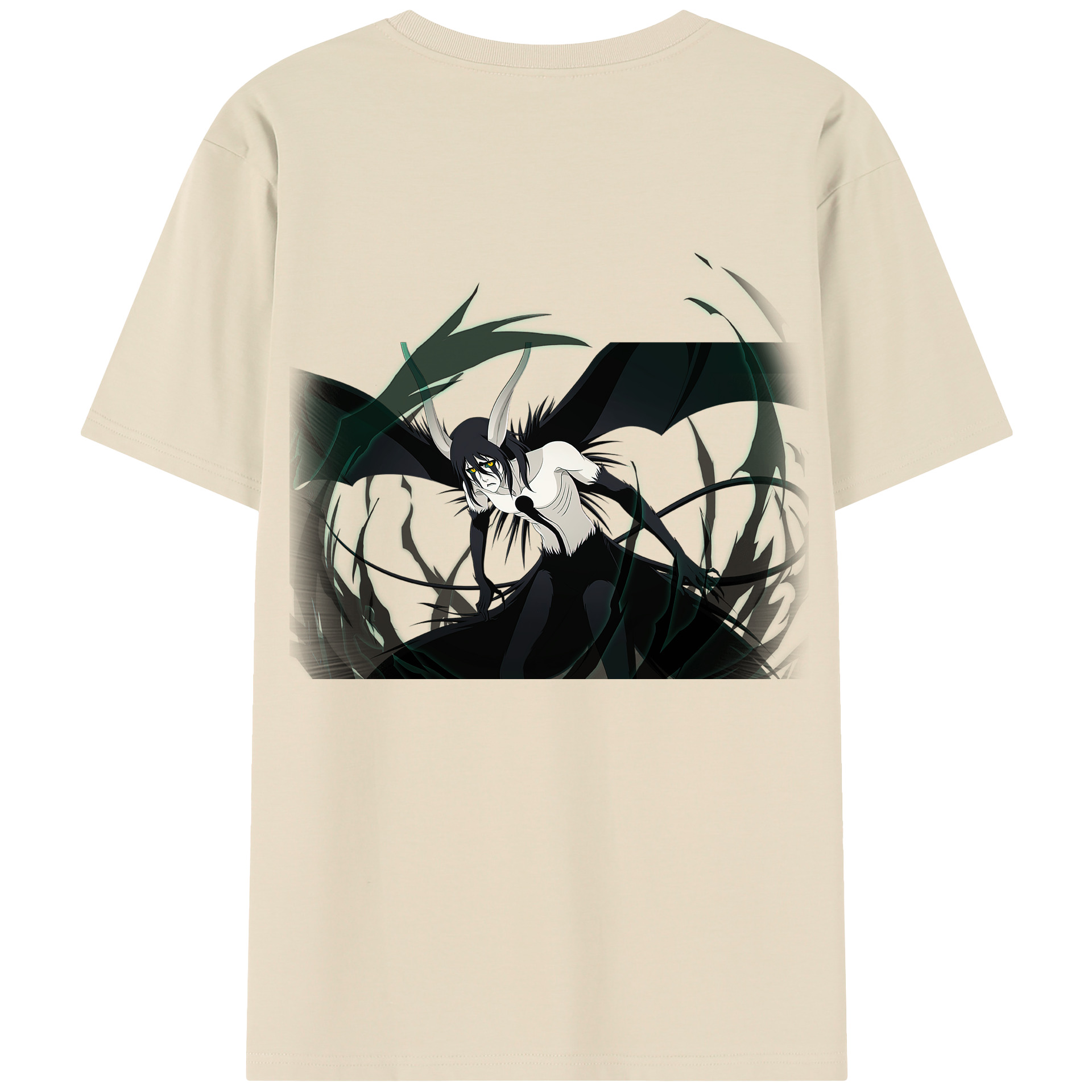 （画像用） ブリーチ ウルキオラ·シファー BLEACH Ulquiorra cifer 綿100％半袖Tシャツ（背面プリント）