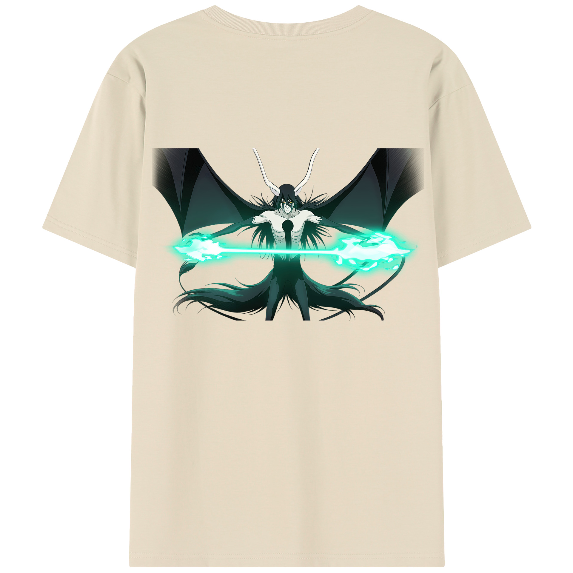 （画像用） ブリーチ ウルキオラ·シファー BLEACH Ulquiorra cifer 綿100％半袖Tシャツ（背面プリント）