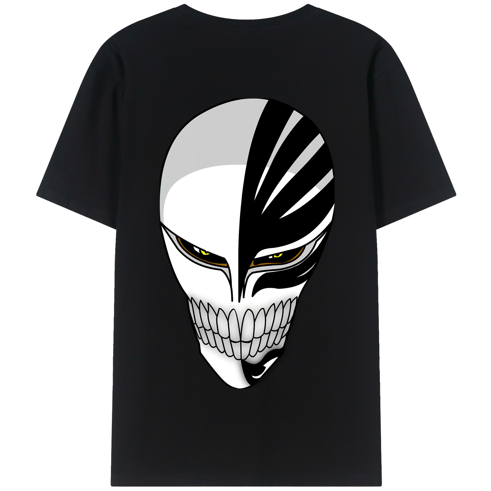 （画像用） ブリーチ 黒崎一護（くろさき いちご）BLEACH Kurosaki Ichigo 綿100％半袖Tシャツ（背面プリント）