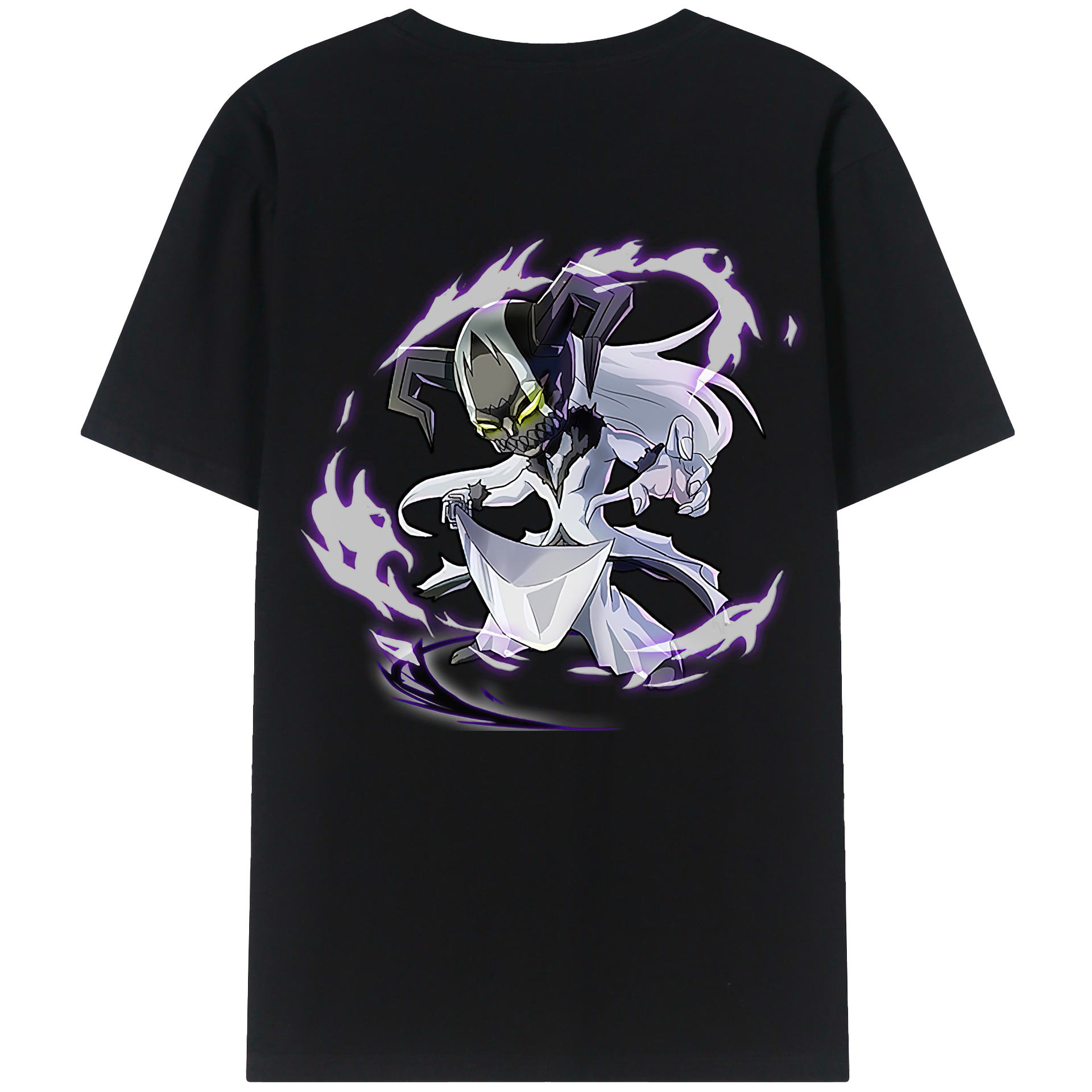 （画像用） ブリーチ 黒崎一護（くろさき いちご）BLEACH Kurosaki Ichigo 綿100％半袖Tシャツ（背面プリント）