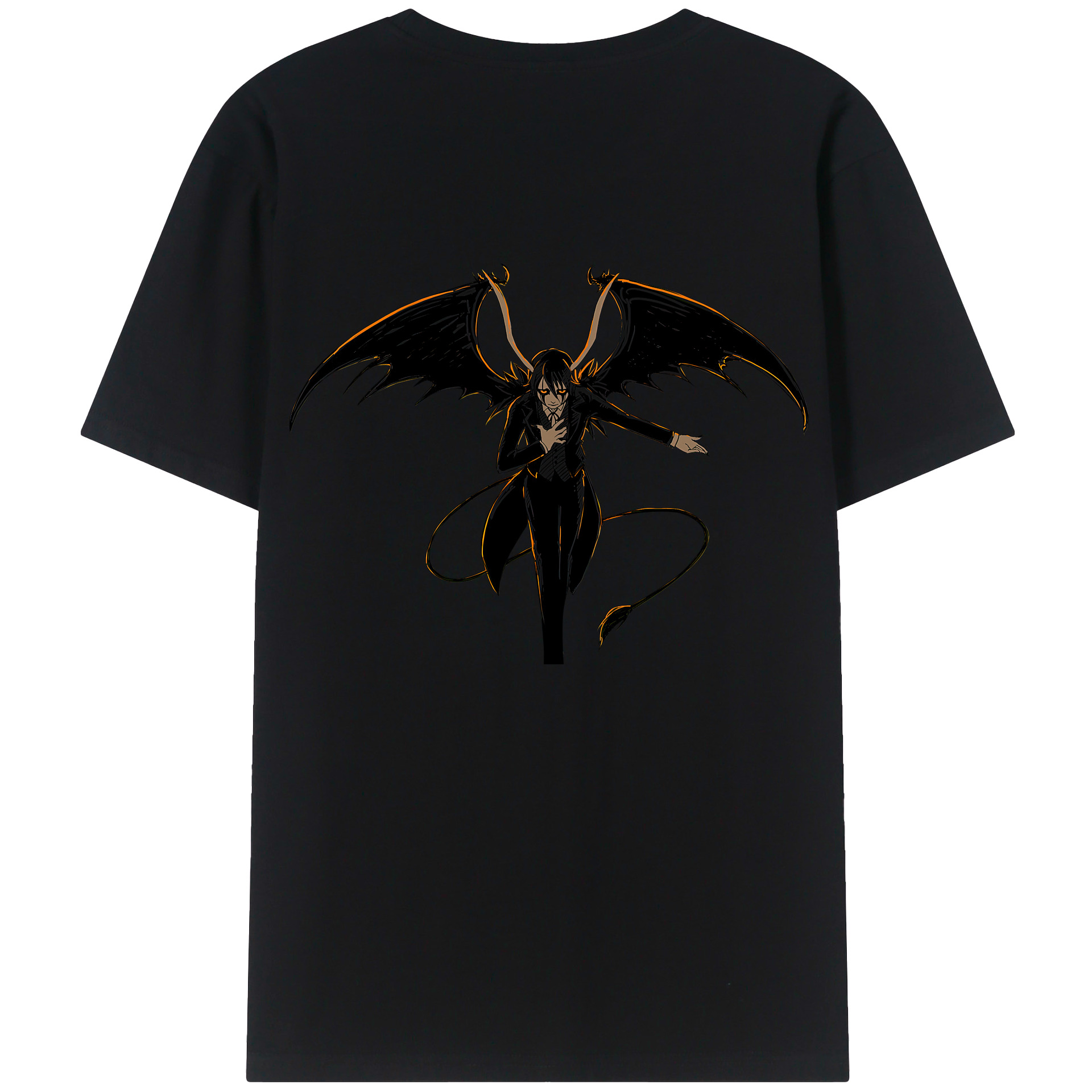 （画像用） ブリーチ ウルキオラ·シファー BLEACH Ulquiorra cifer 綿100％半袖Tシャツ（背面プリント）