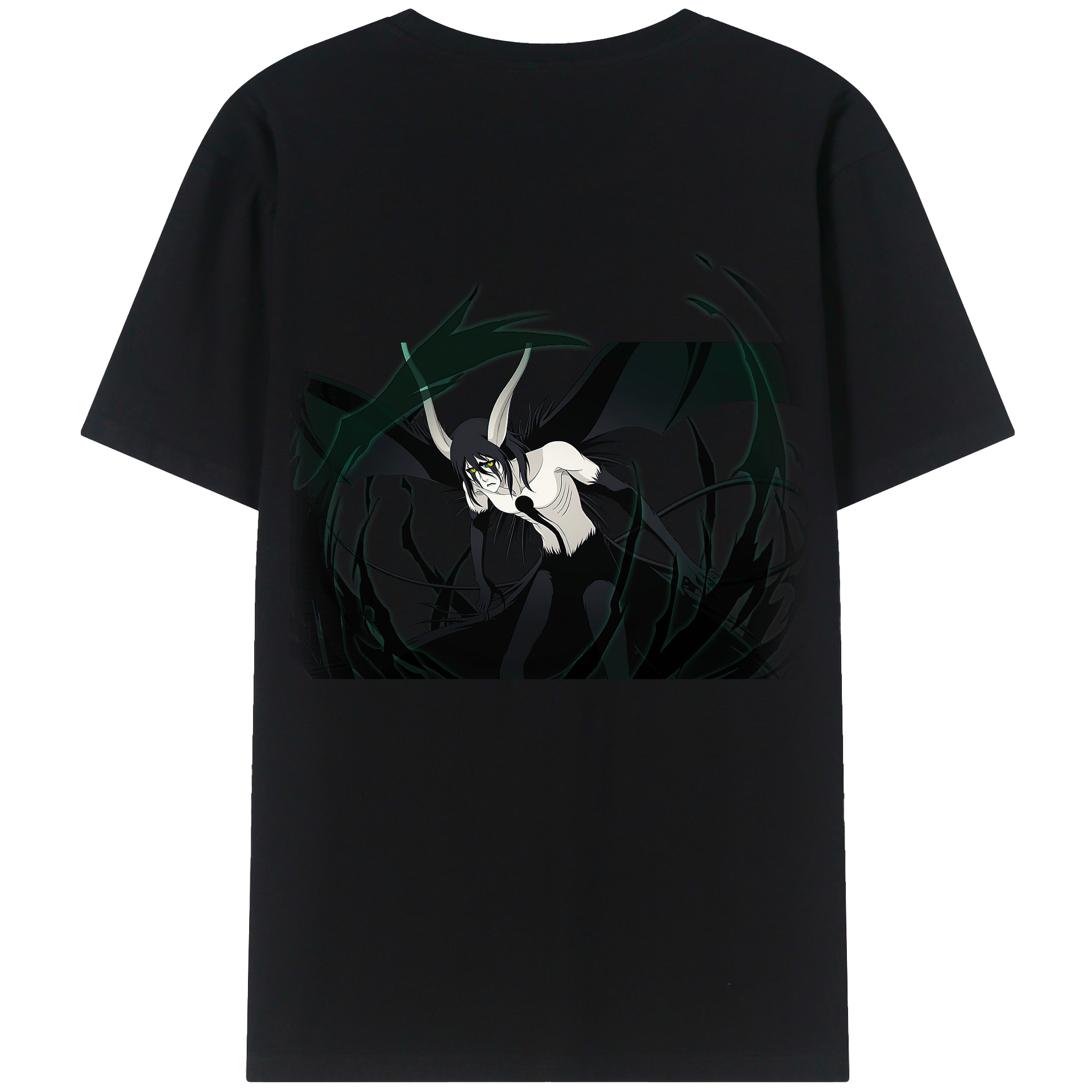 （画像用） ブリーチ ウルキオラ·シファー BLEACH Ulquiorra cifer 綿100％半袖Tシャツ（背面プリント）