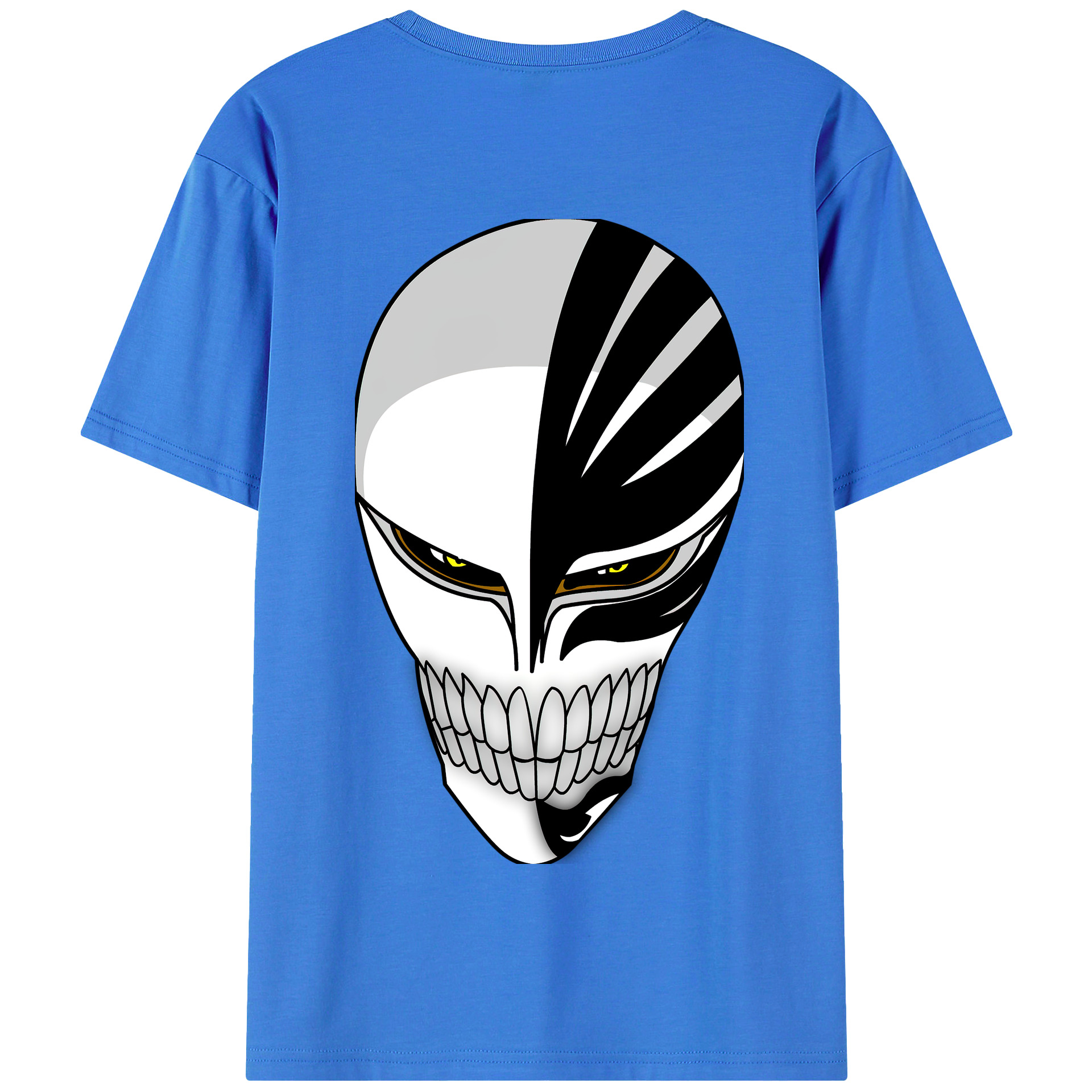 （画像用） ブリーチ 黒崎一護（くろさき いちご）BLEACH Kurosaki Ichigo 綿100％半袖Tシャツ（背面プリント）