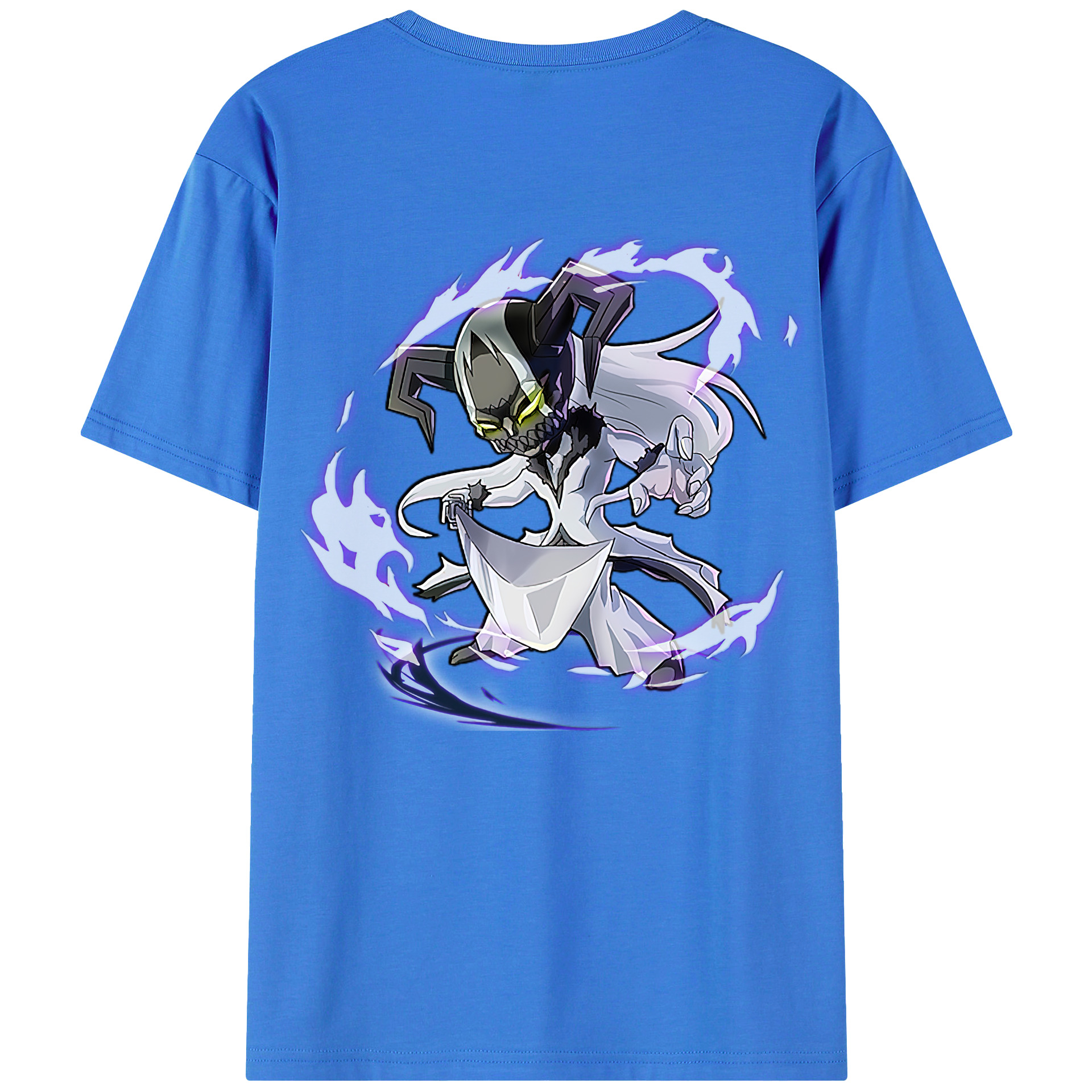 （画像用） ブリーチ 黒崎一護（くろさき いちご）BLEACH Kurosaki Ichigo 綿100％半袖Tシャツ（背面プリント）