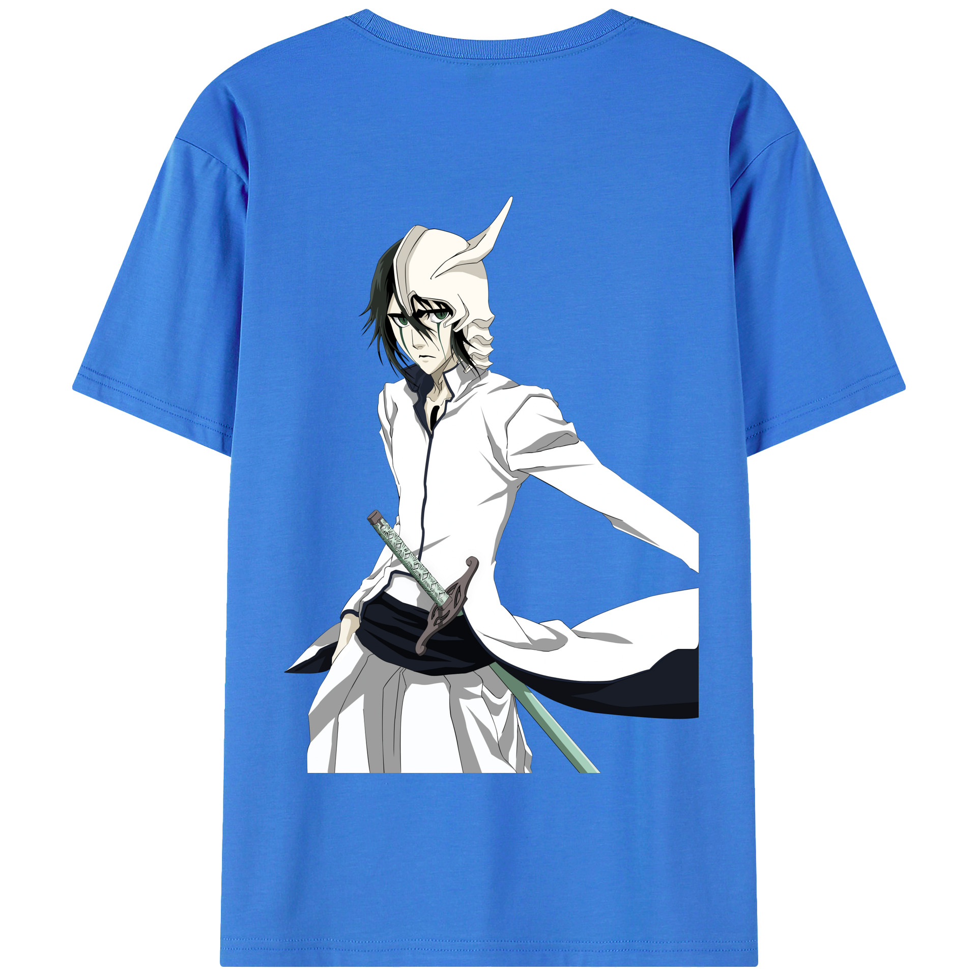 （画像用） ブリーチ ウルキオラ·シファー BLEACH Ulquiorra cifer 綿100％半袖Tシャツ（背面プリント）