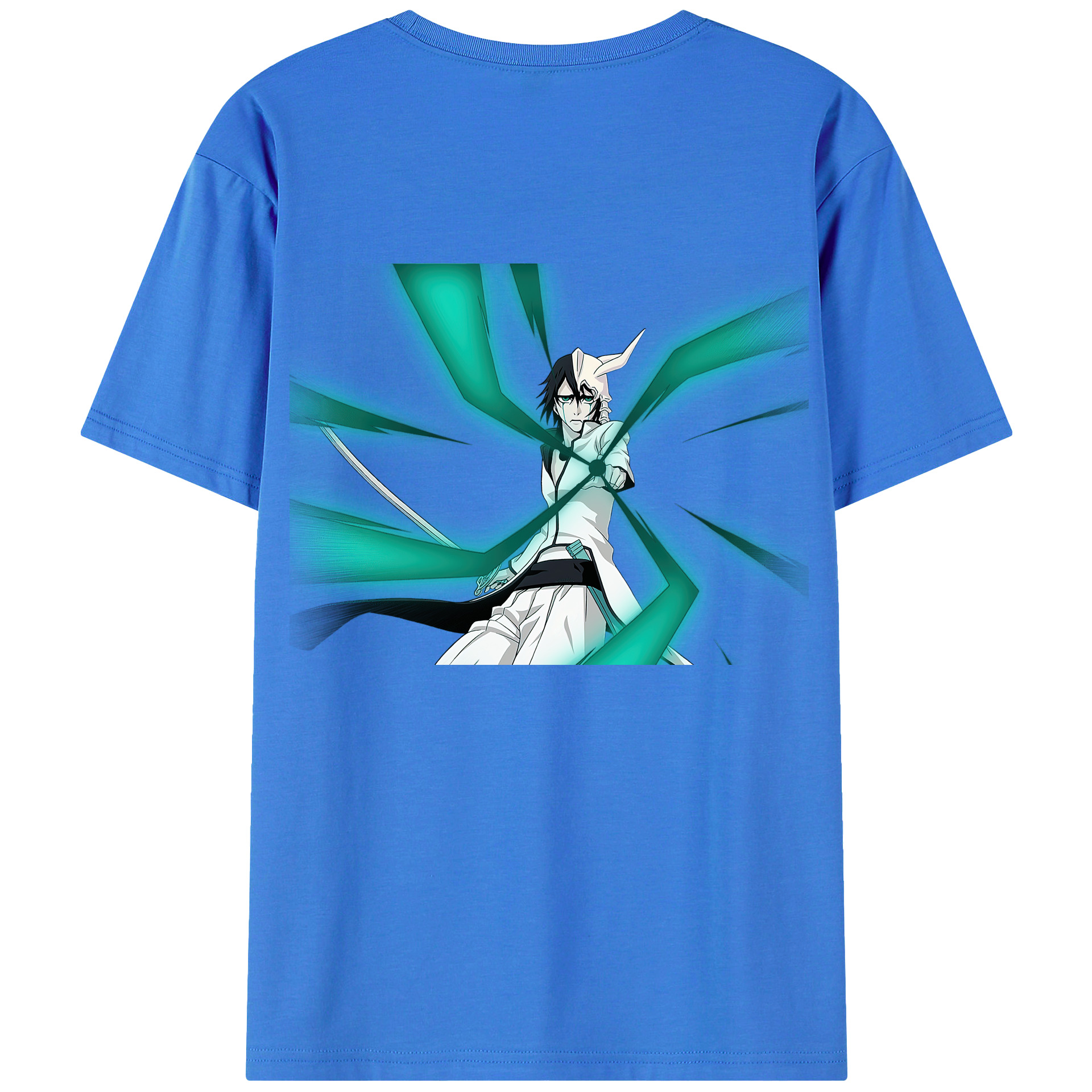 （画像用） ブリーチ ウルキオラ·シファー BLEACH Ulquiorra cifer 綿100％半袖Tシャツ（背面プリント）