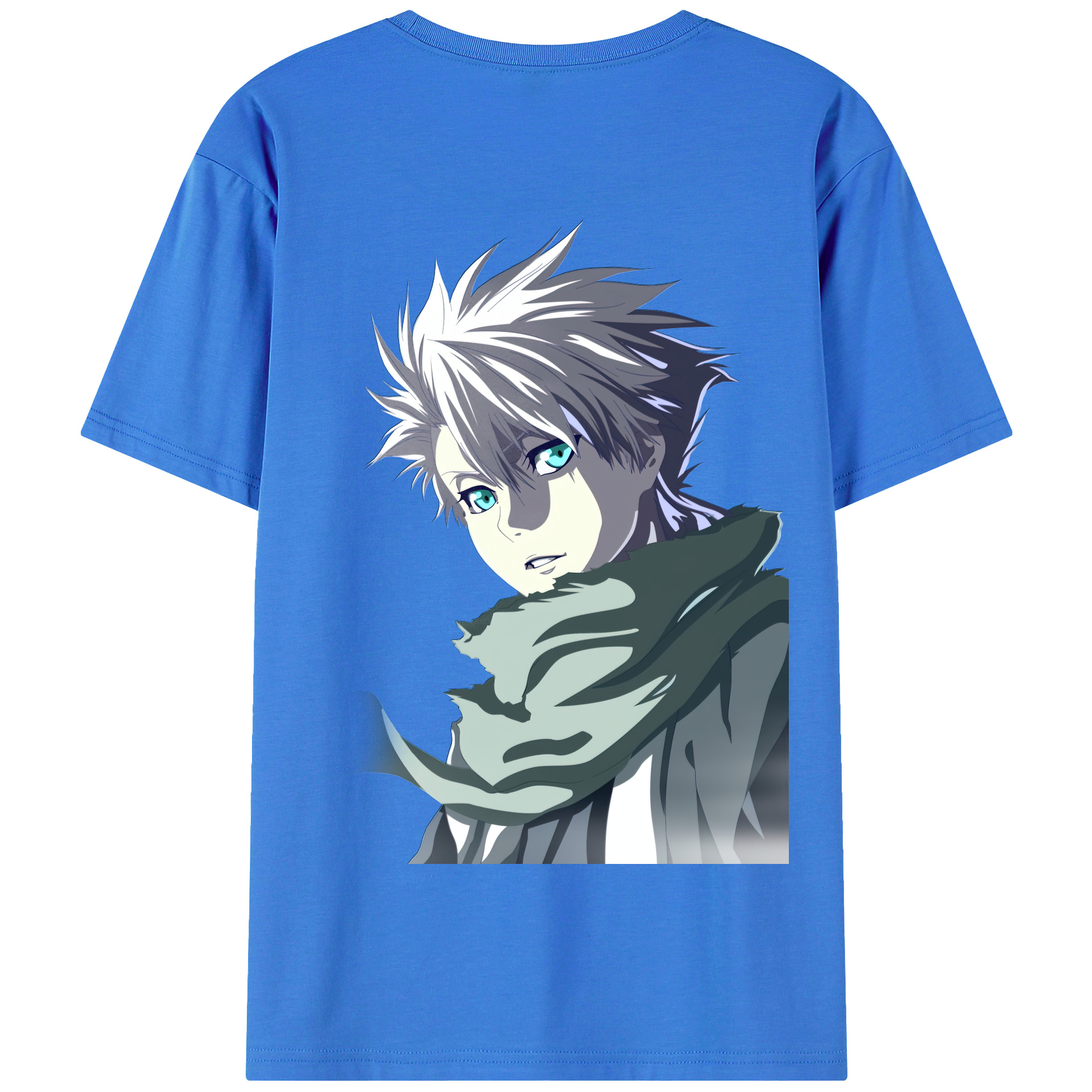 （画像用） ブリーチ 日番谷冬獅郎（ひつがや とうしろう） BLEACH Hitsugaya Toushirou 綿100％半袖Tシャツ（背面プリント）