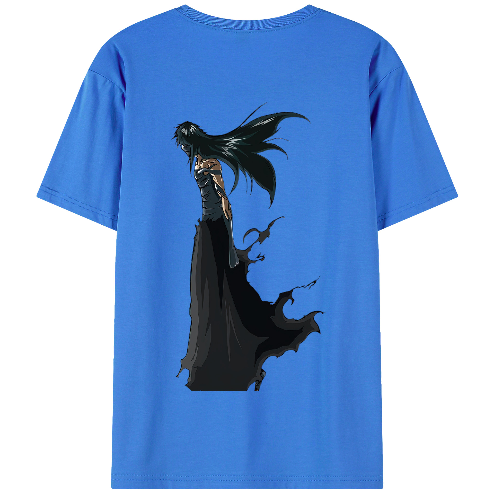 （画像用） ブリーチ 黒崎一護（くろさき いちご）BLEACH Kurosaki Ichigo 綿100％半袖Tシャツ（背面プリント）