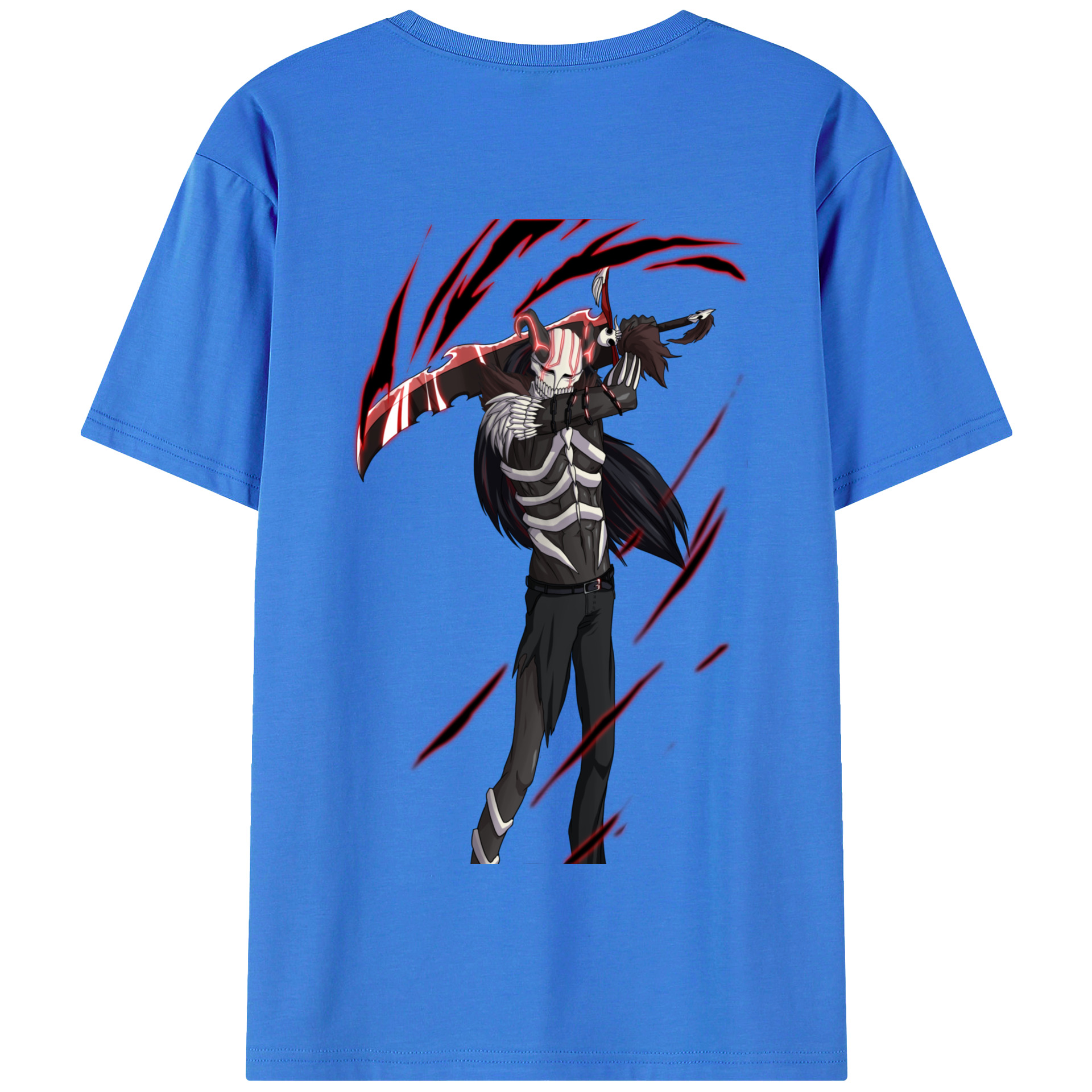 （画像用） ブリーチ 黒崎一護（くろさき いちご）BLEACH Kurosaki Ichigo 綿100％半袖Tシャツ（背面プリント）