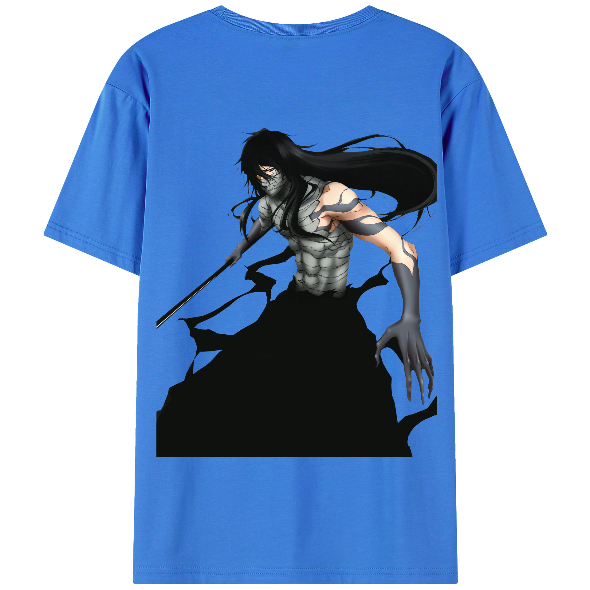 （画像用） ブリーチ 黒崎一護（くろさき いちご）BLEACH Kurosaki Ichigo 綿100％半袖Tシャツ（背面プリント）