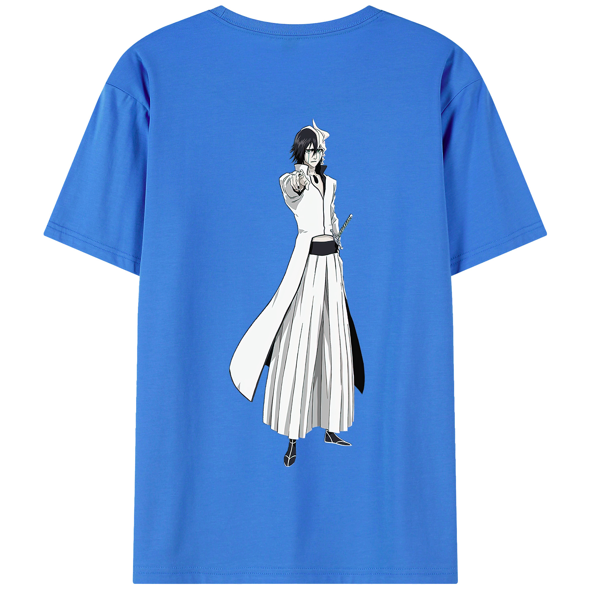 （画像用） ブリーチ ウルキオラ·シファー BLEACH Ulquiorra cifer 綿100％半袖Tシャツ（背面プリント）