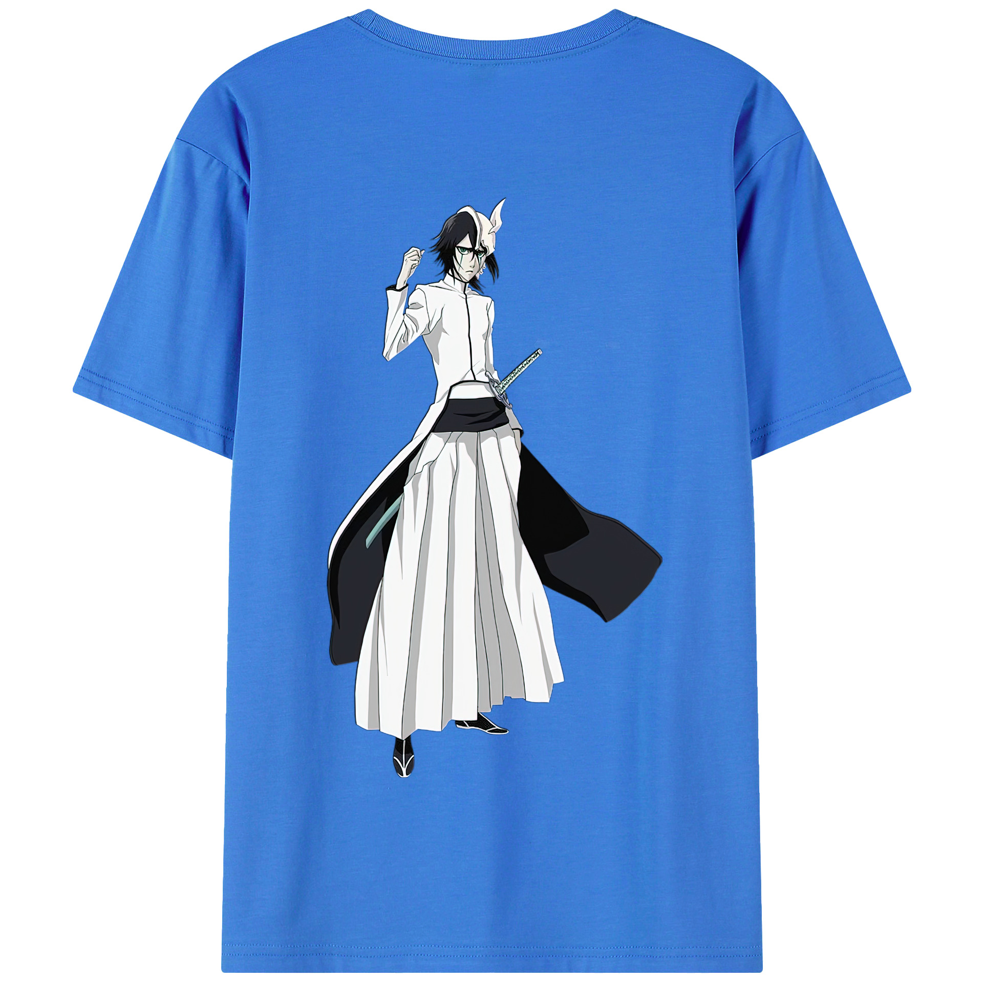 （画像用） ブリーチ ウルキオラ·シファー BLEACH Ulquiorra cifer 綿100％半袖Tシャツ（背面プリント）