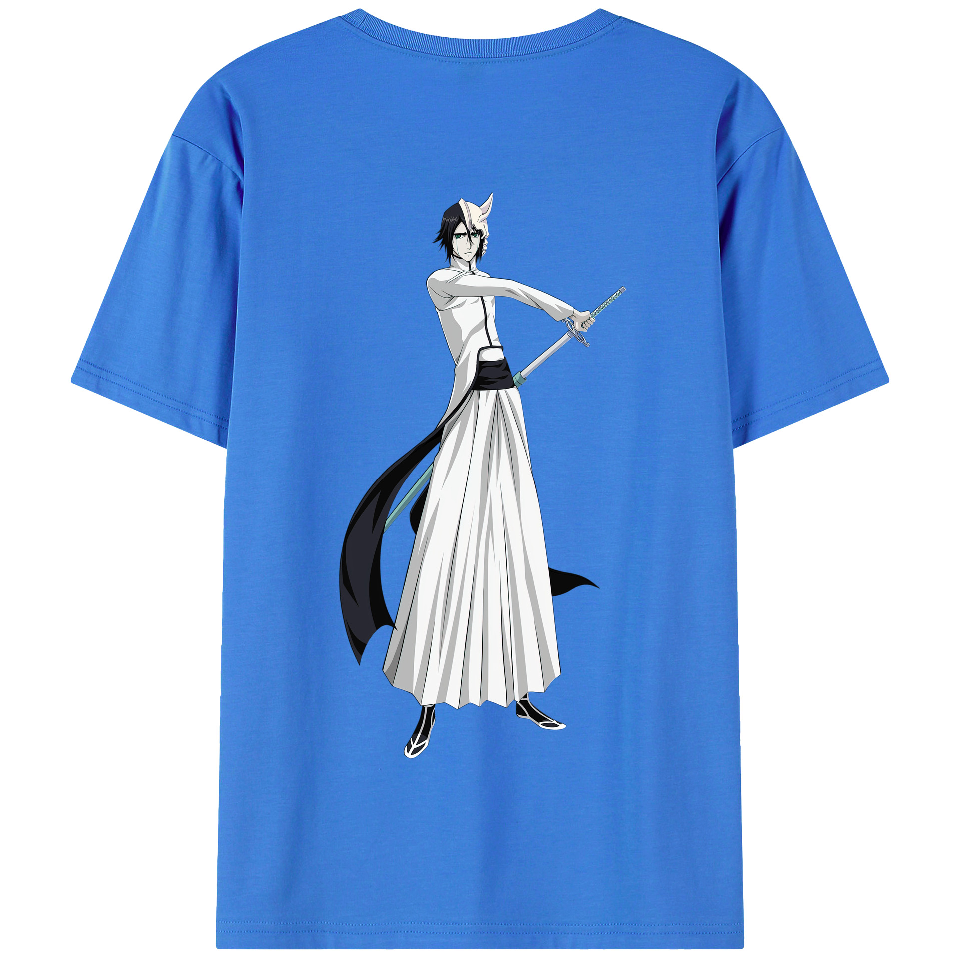 （画像用） ブリーチ ウルキオラ·シファー BLEACH Ulquiorra cifer 綿100％半袖Tシャツ（背面プリント）