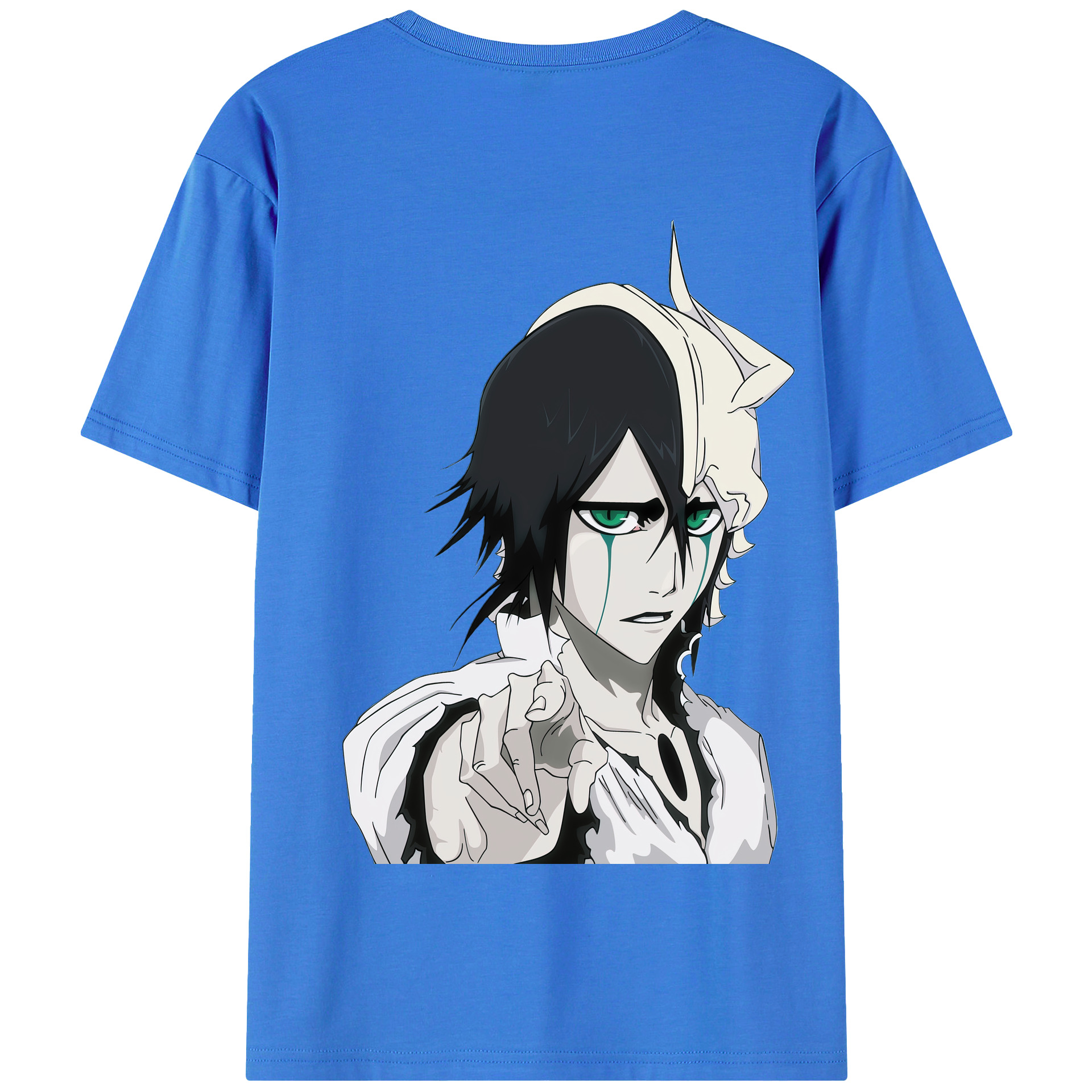 （画像用） ブリーチ ウルキオラ·シファー BLEACH Ulquiorra cifer 綿100％半袖Tシャツ（背面プリント）