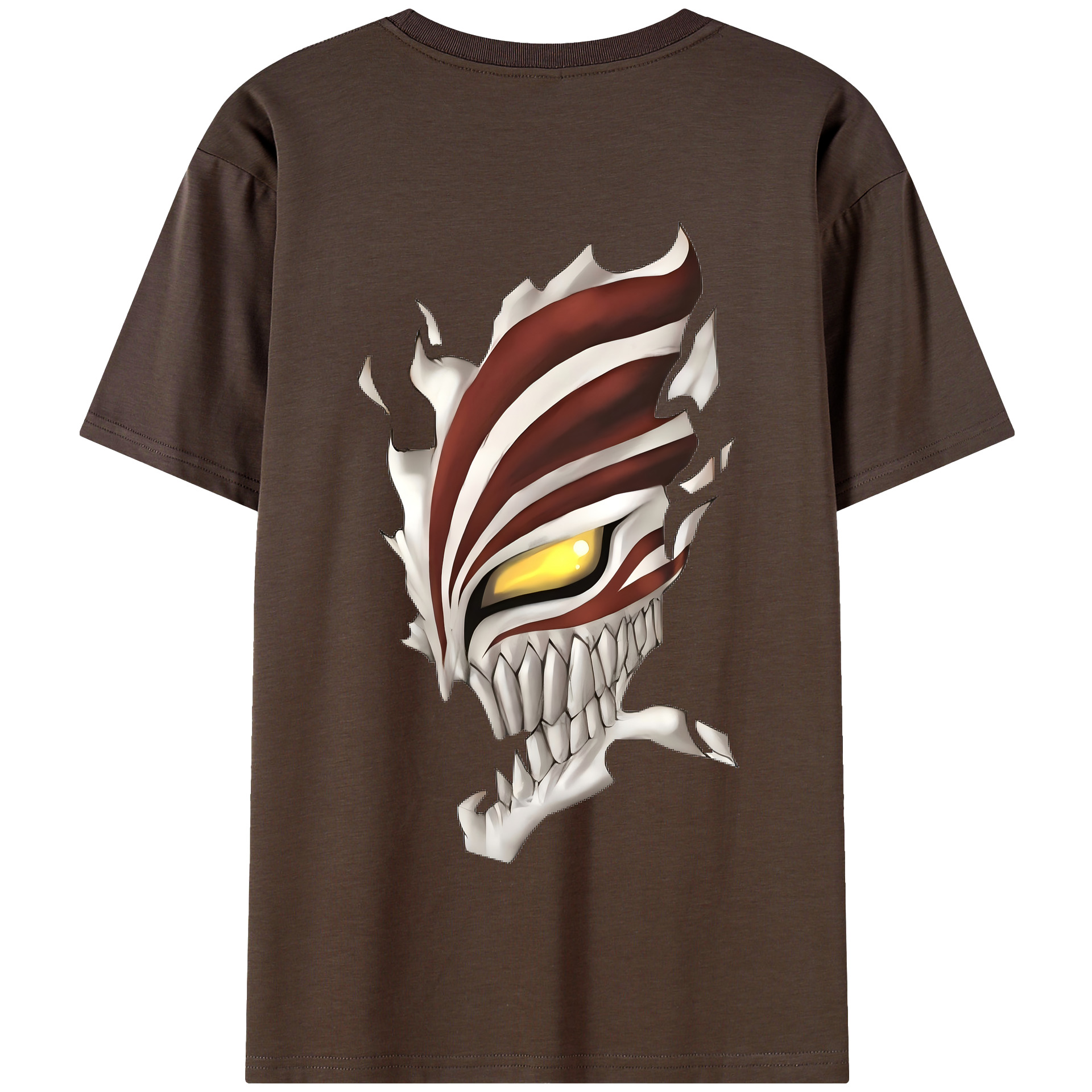 （画像用） ブリーチ 黒崎一護（くろさき いちご）BLEACH Kurosaki Ichigo 綿100％半袖Tシャツ（背面プリント）